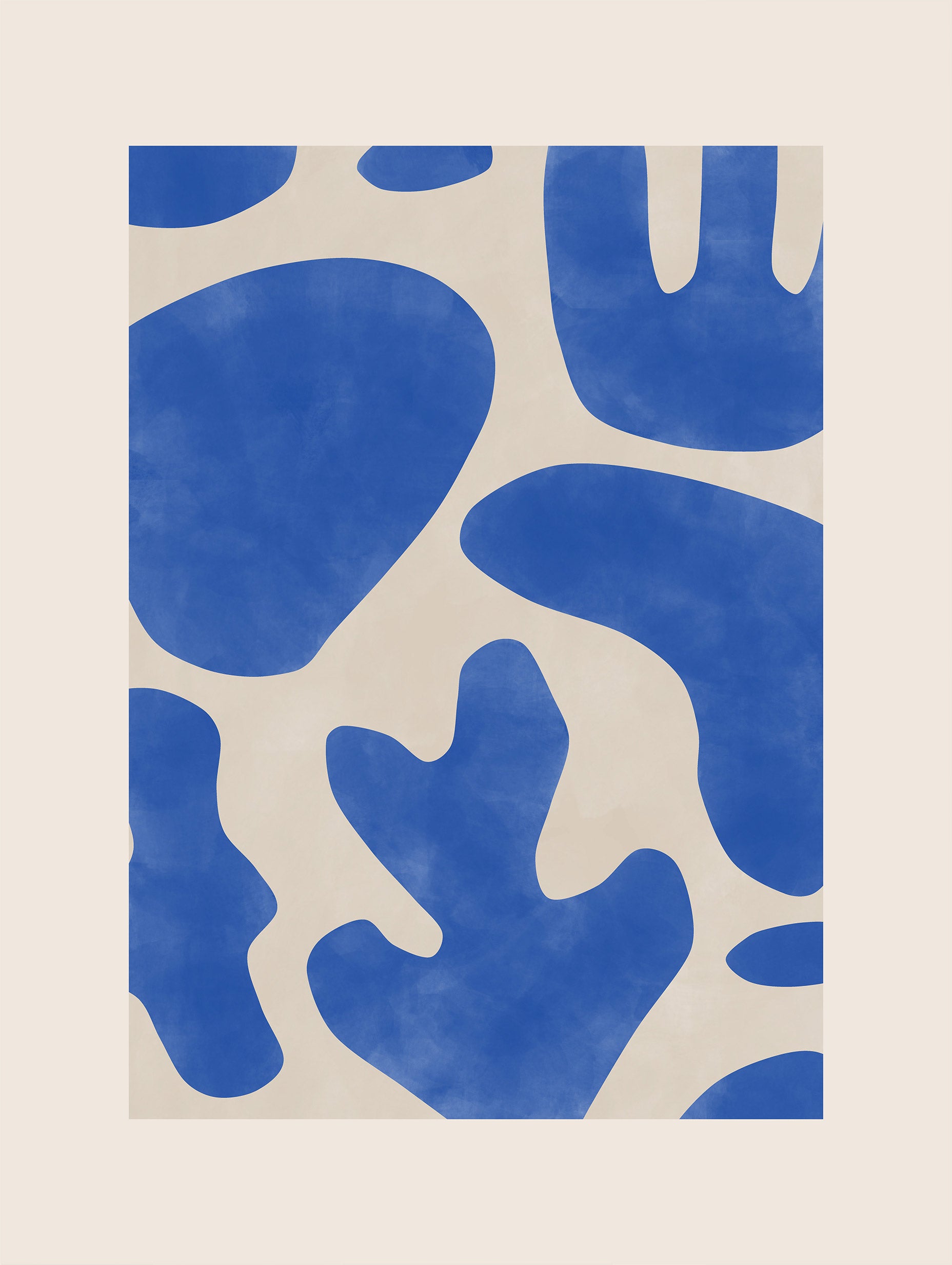Elena Ristova - Blue Coral Abstract Poster