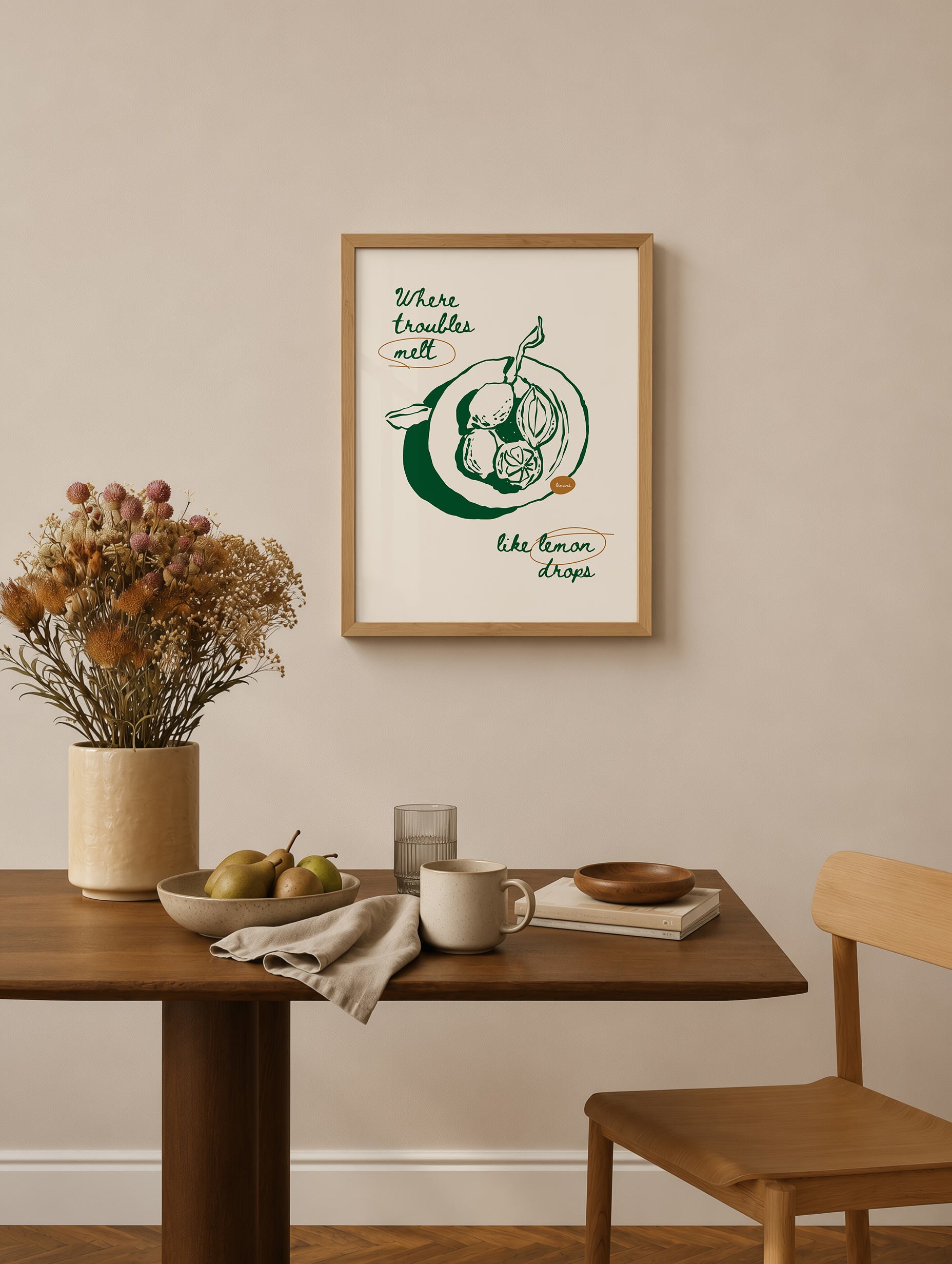 Lemon Drop Daydream Poster
