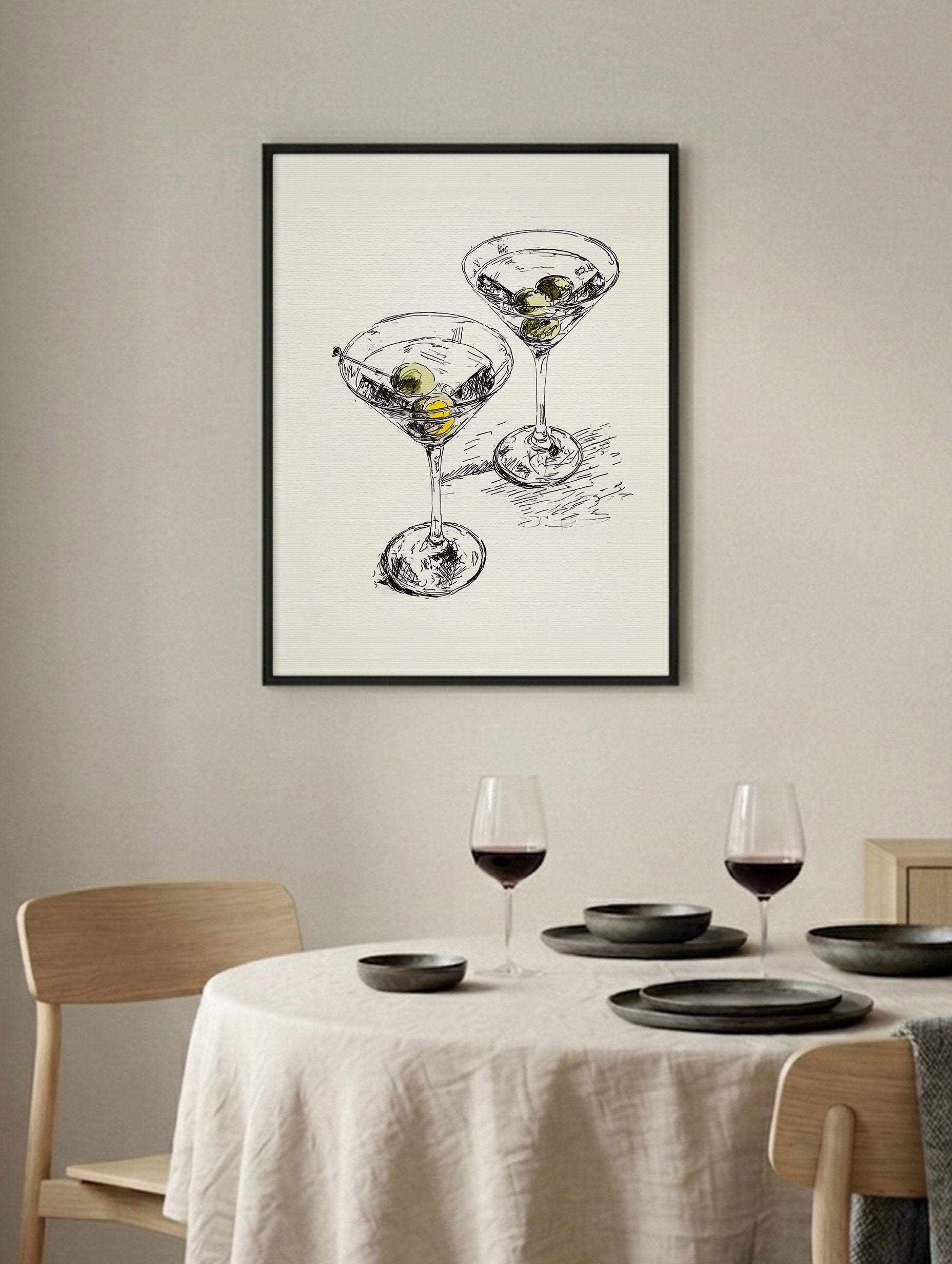 Martini-cocktailplakat
