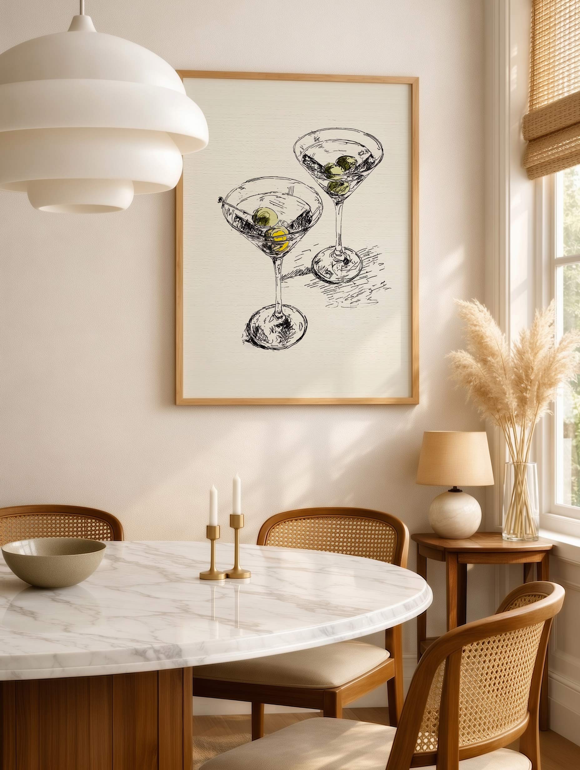 Martini-cocktailplakat