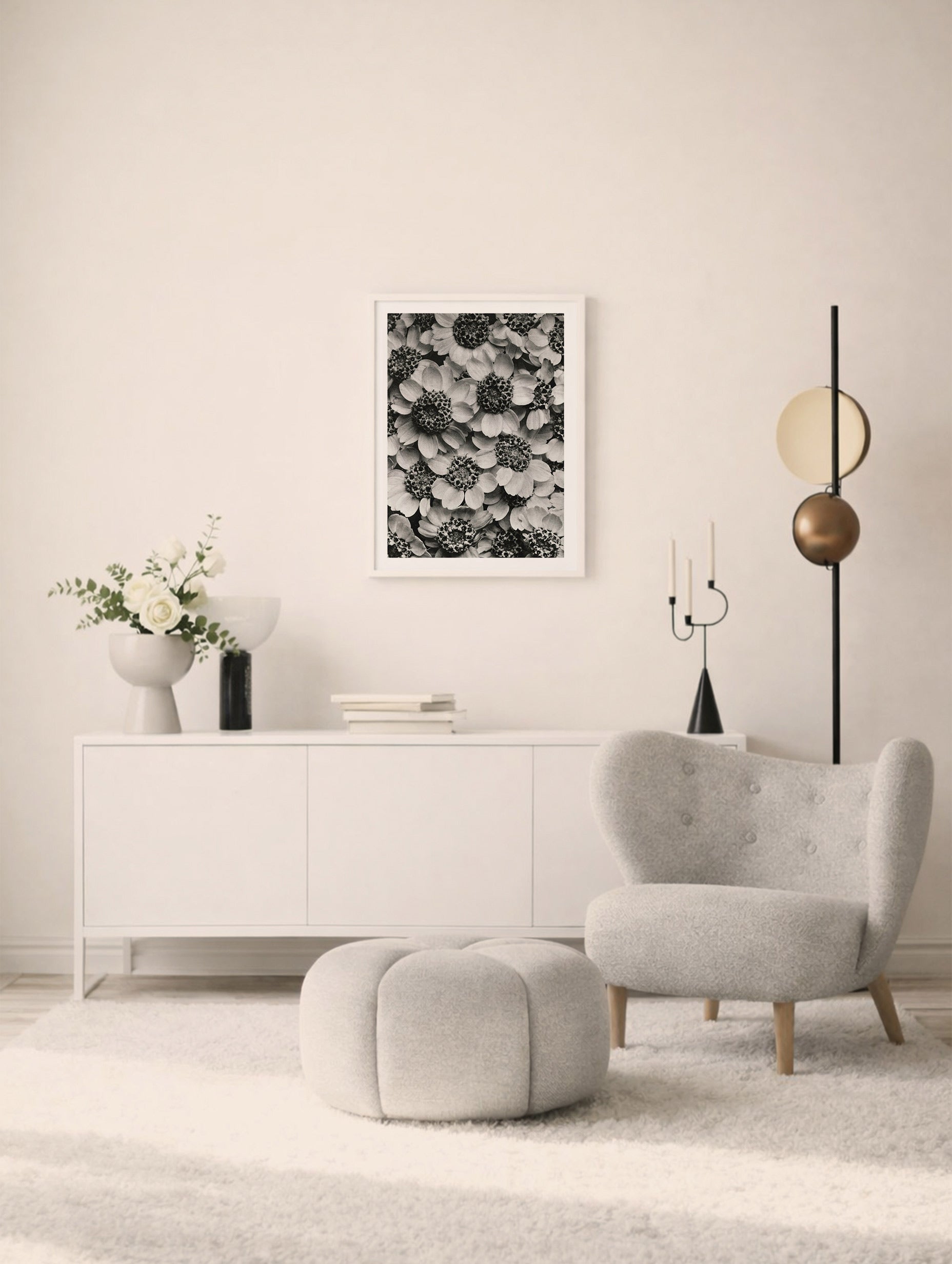 Achillea Clypeolata – Karl Blossfeldt Art Print Mockup