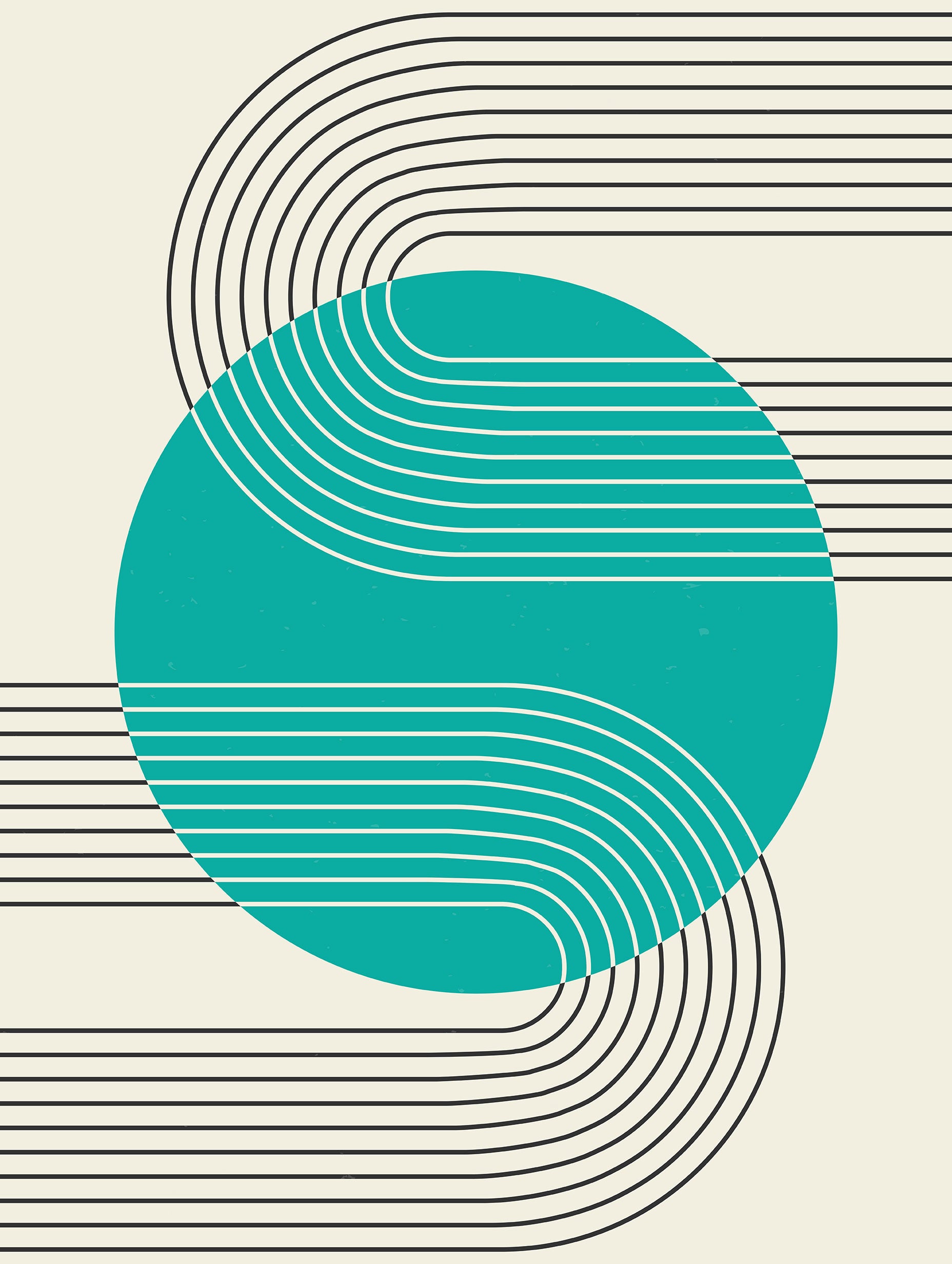 Prismatisk Bauhaus-affisch