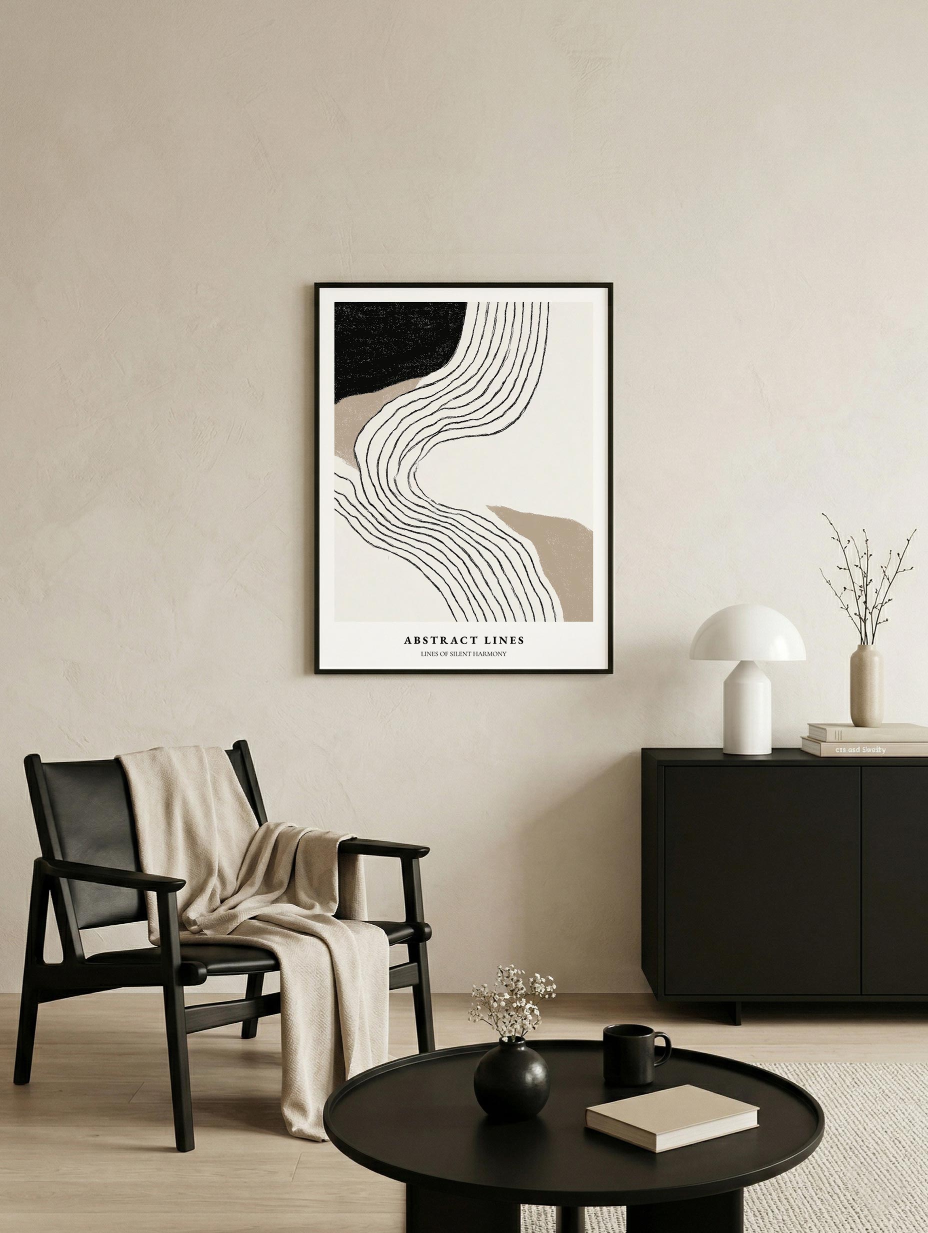 Abstrakt strekplakat