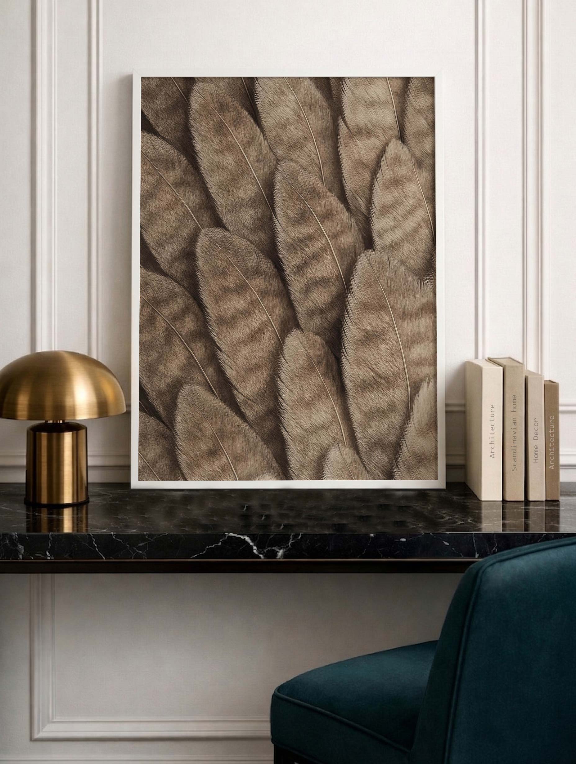 Bird Feathers Poster