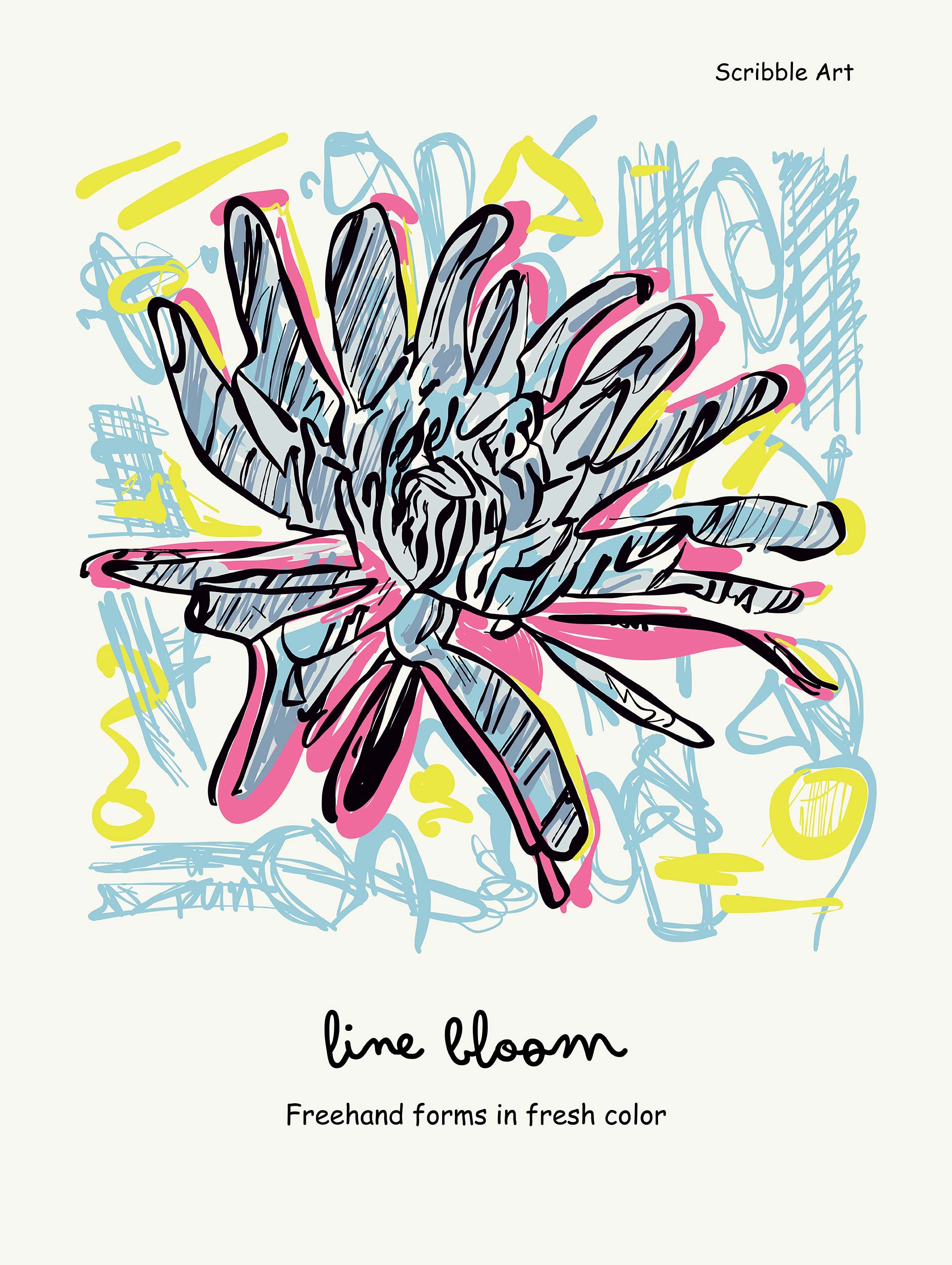 Line Bloom No. 2 Poster