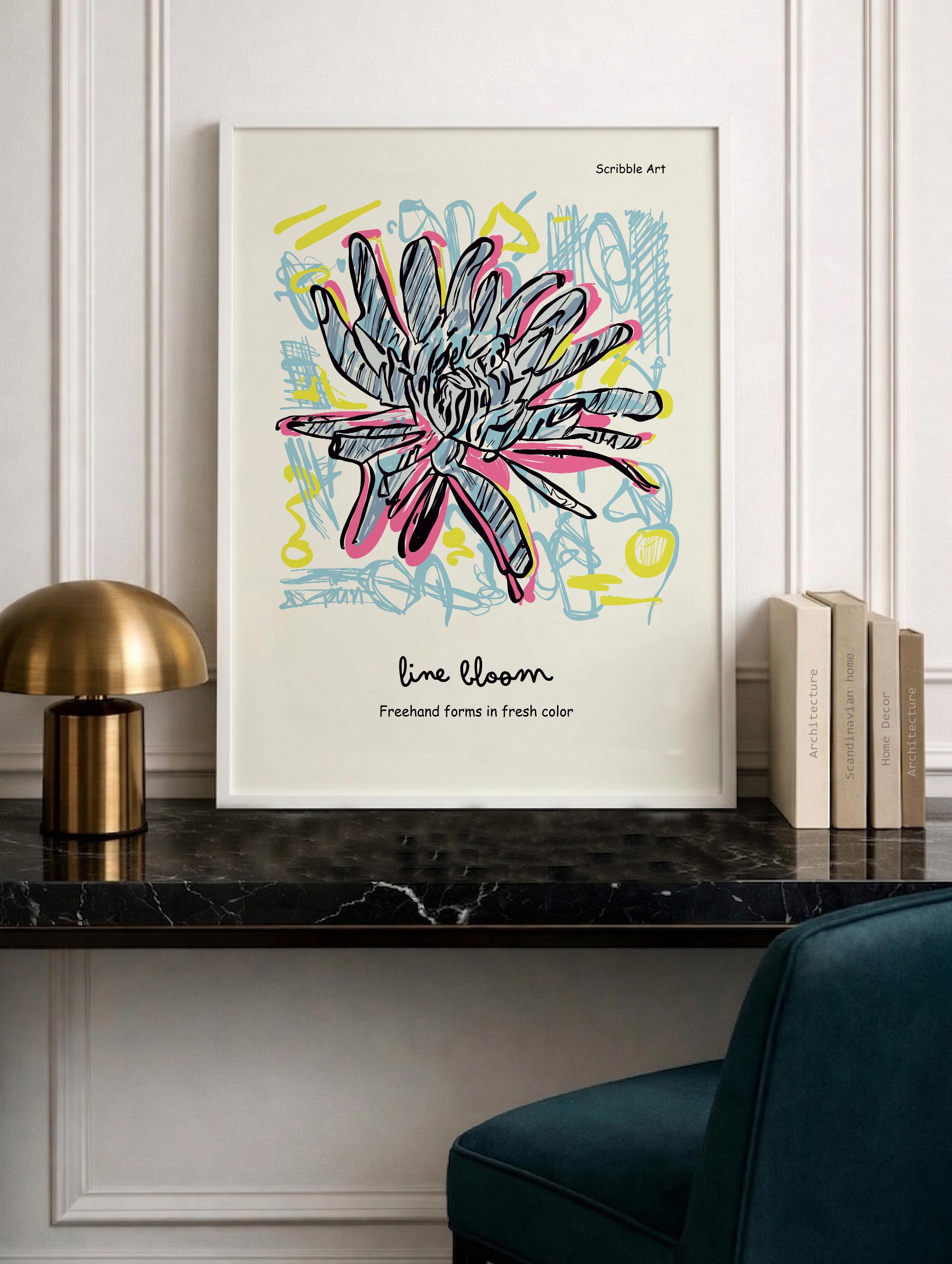 Line Bloom No. 2 Poster