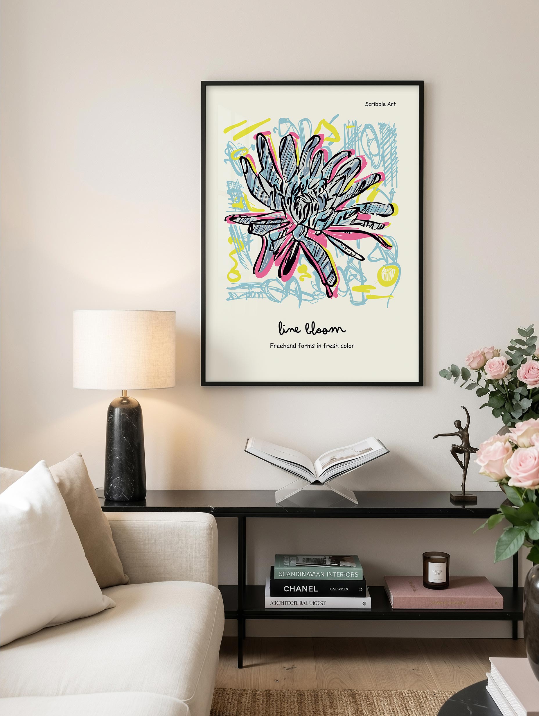 Santorini-plakat Arkitekturplakat