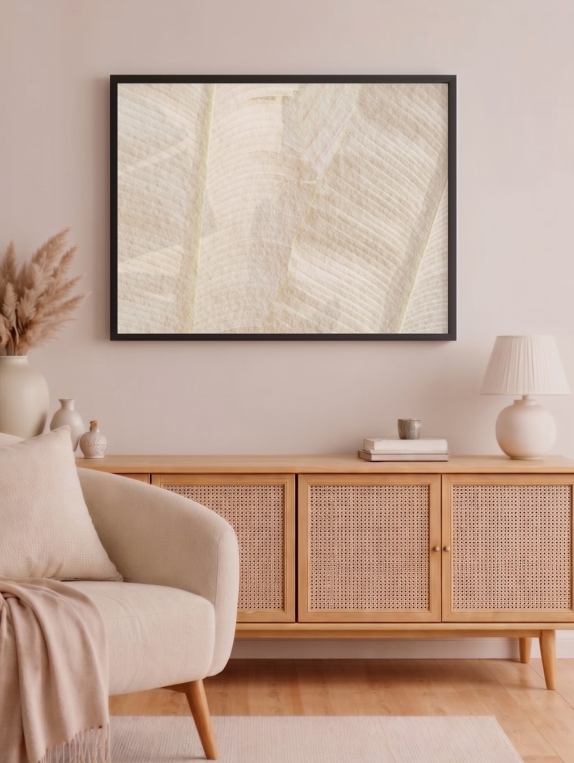 Banana Leaf Pattern Poster