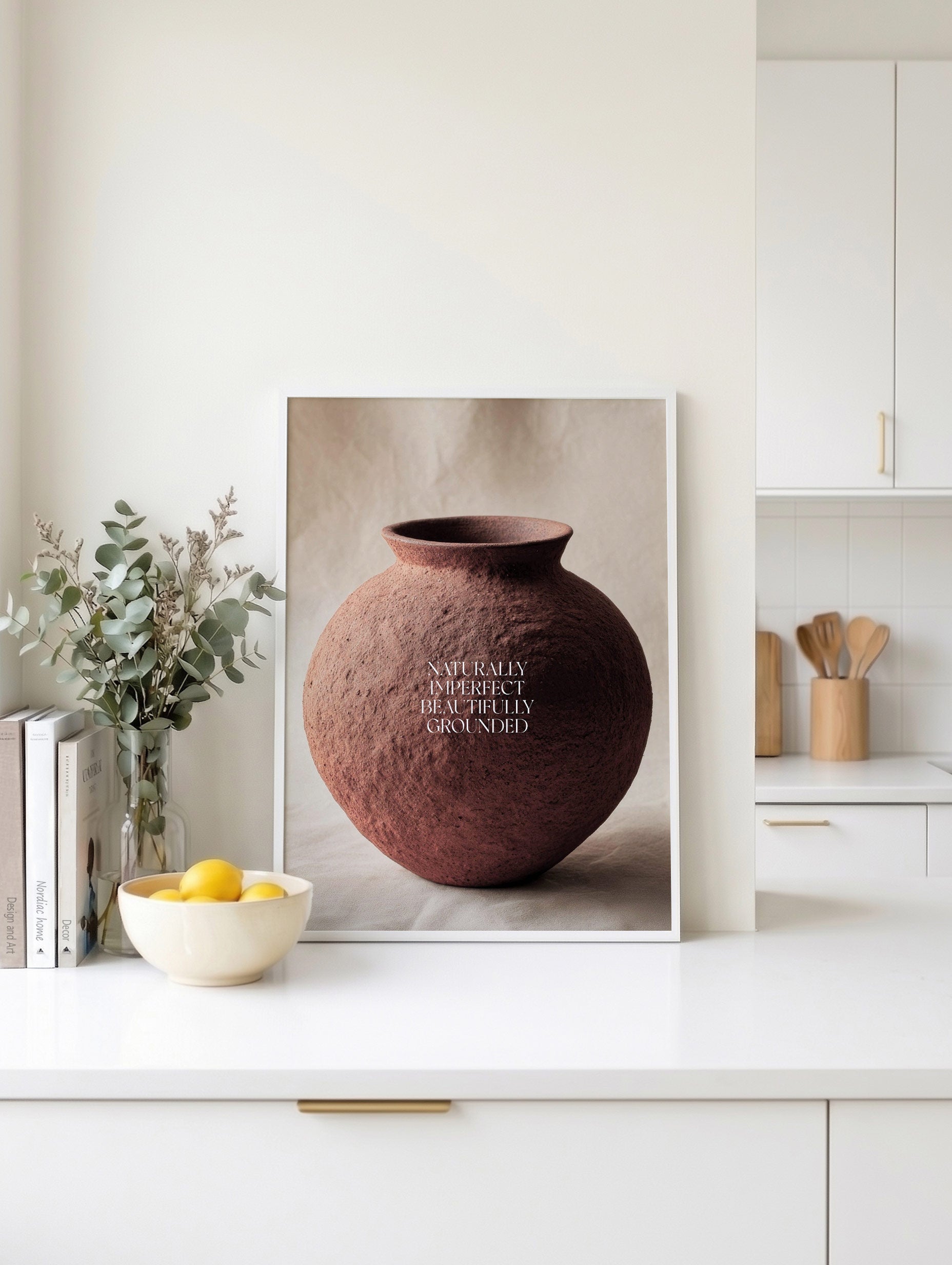 Galenka Ceramic Vase Poster Mockup