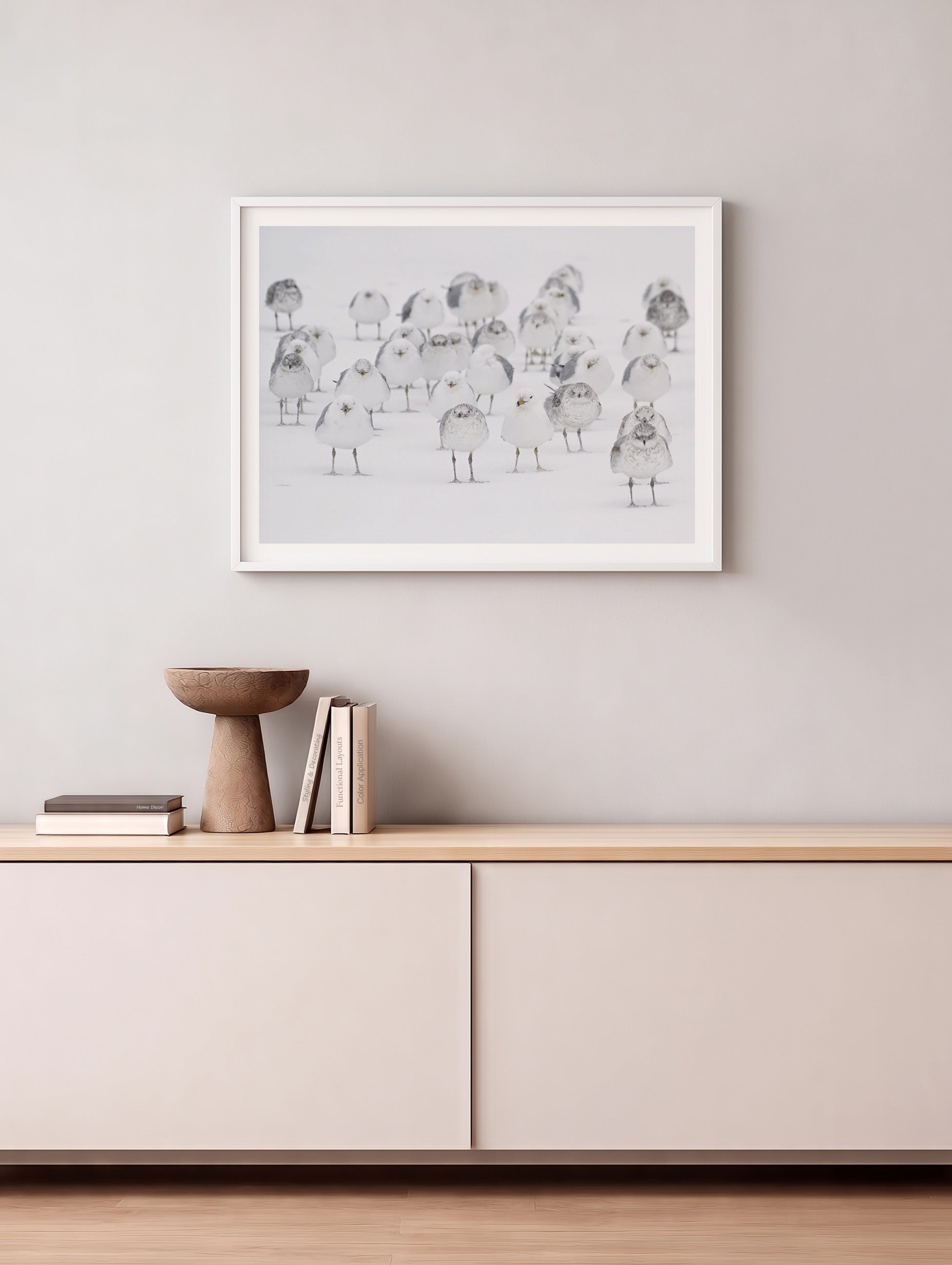 White Birds in the Snow Poster