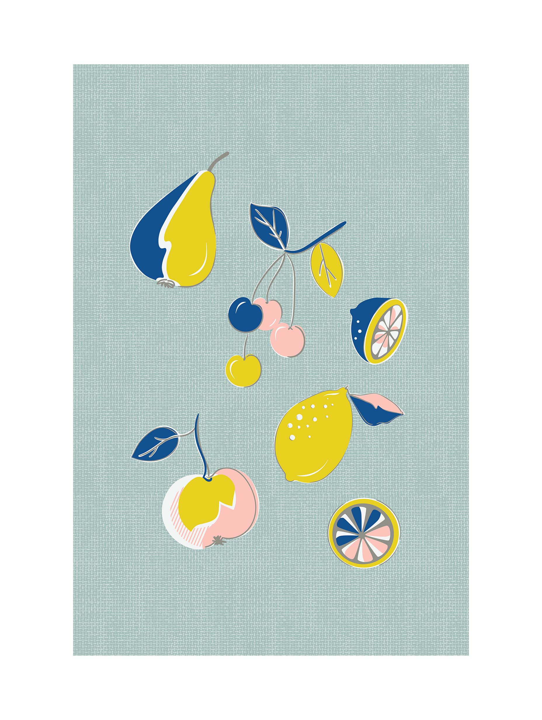 Alexendra Weise - Colorful Modern Fruits Poster