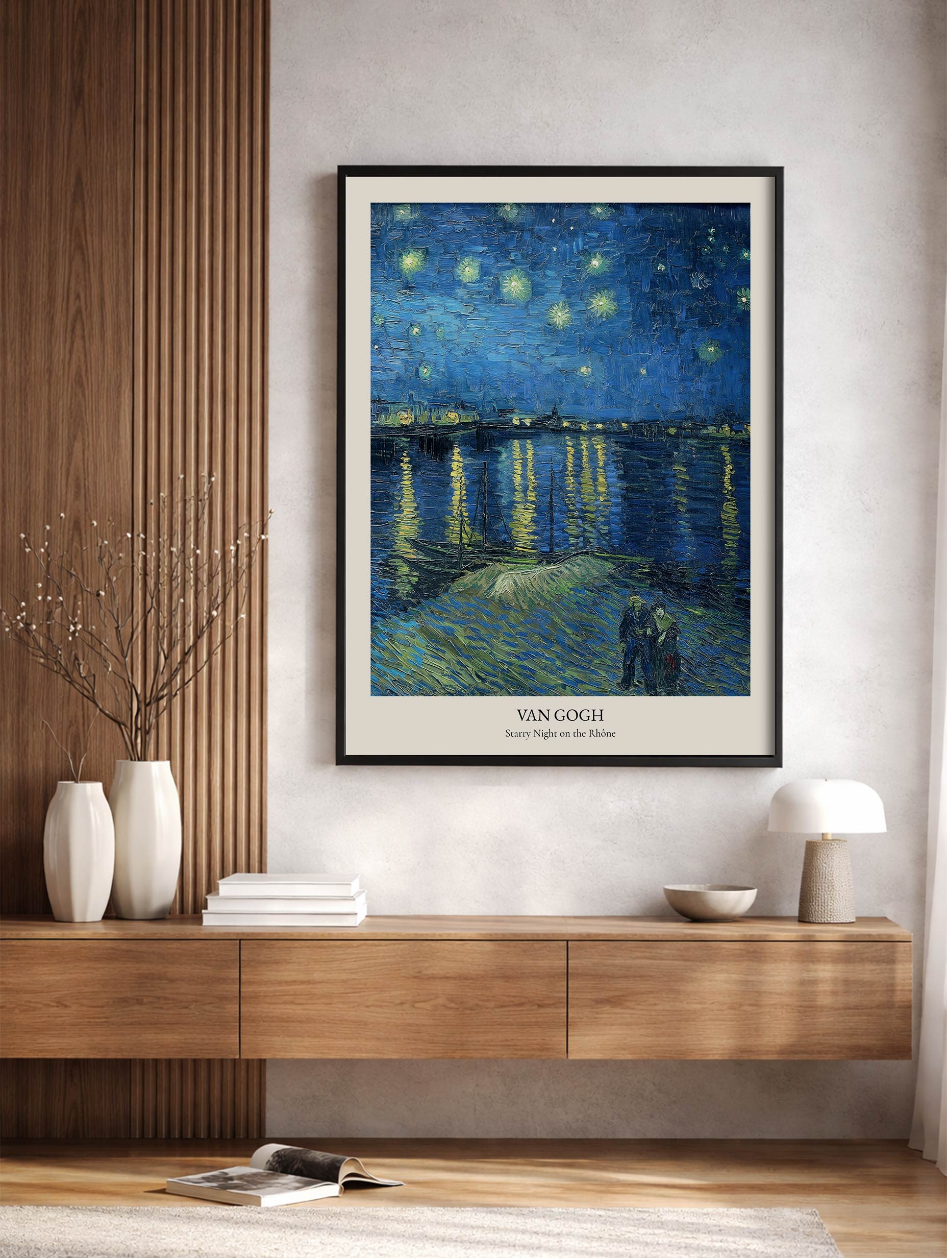 Starry Night on the Rhône No. 2 - Van Gogh Mockup