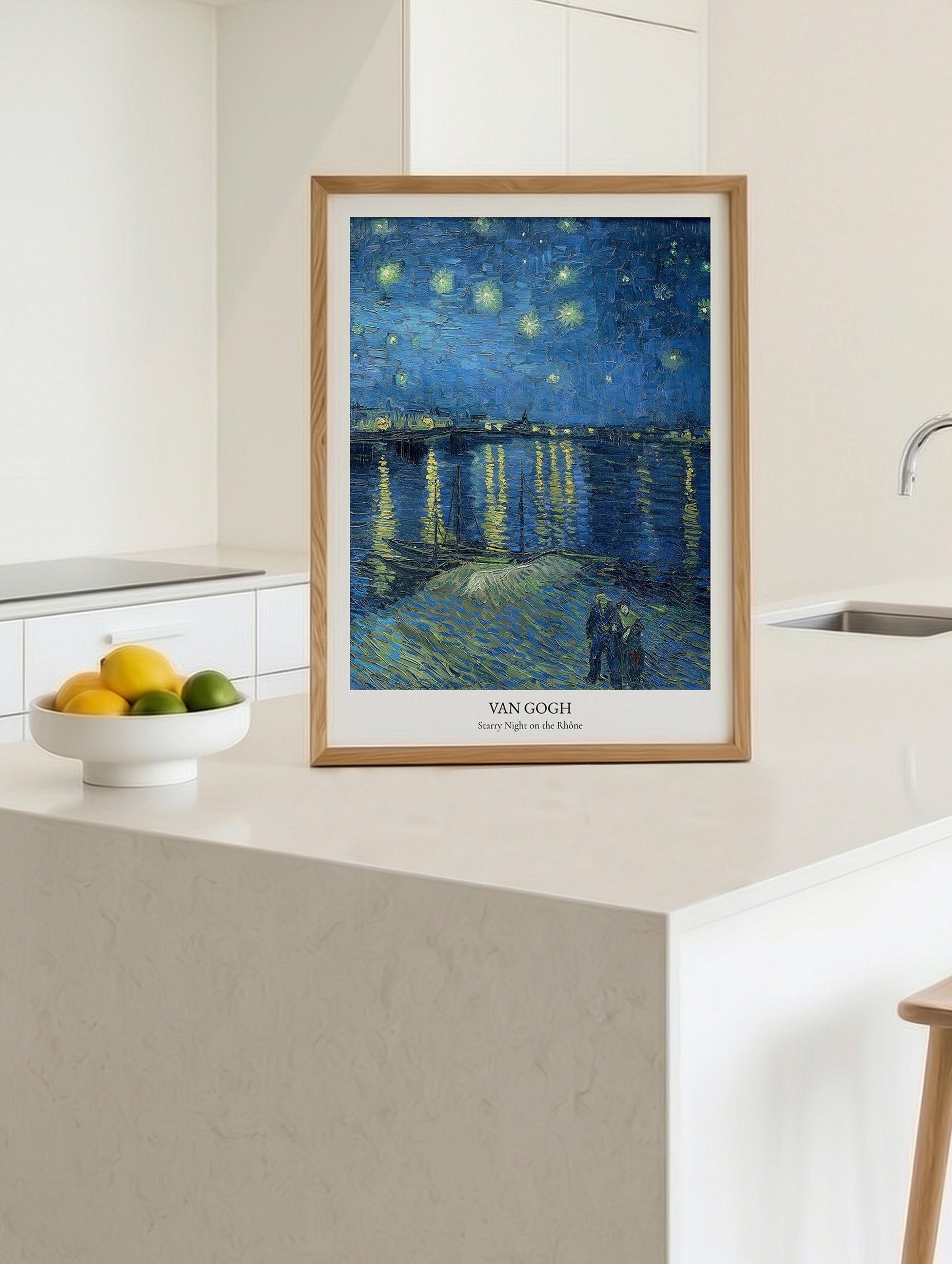 Starry Night on the Rhône No. 2 - Van Gogh Mockup