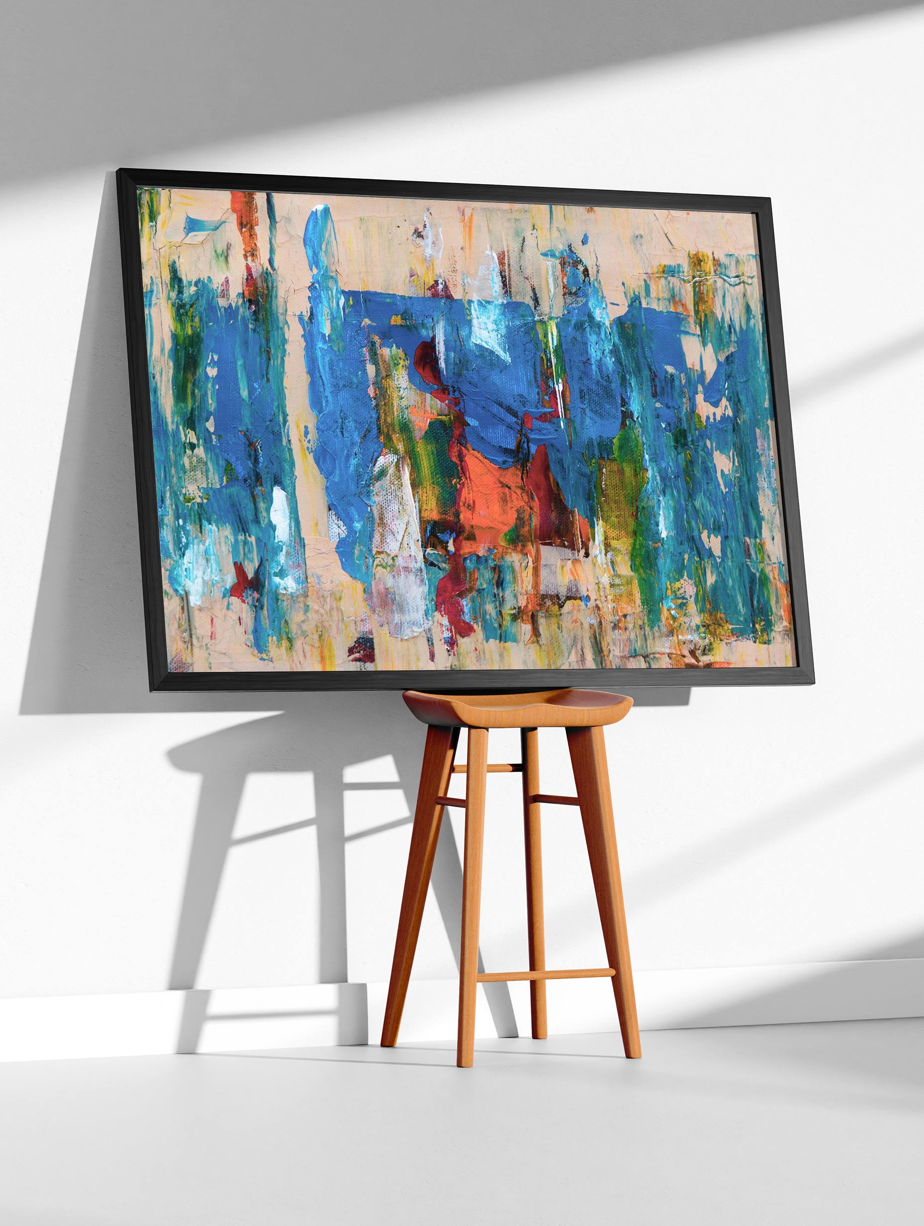 Volcanique Orange Véro Mazurek kunsttrykk
