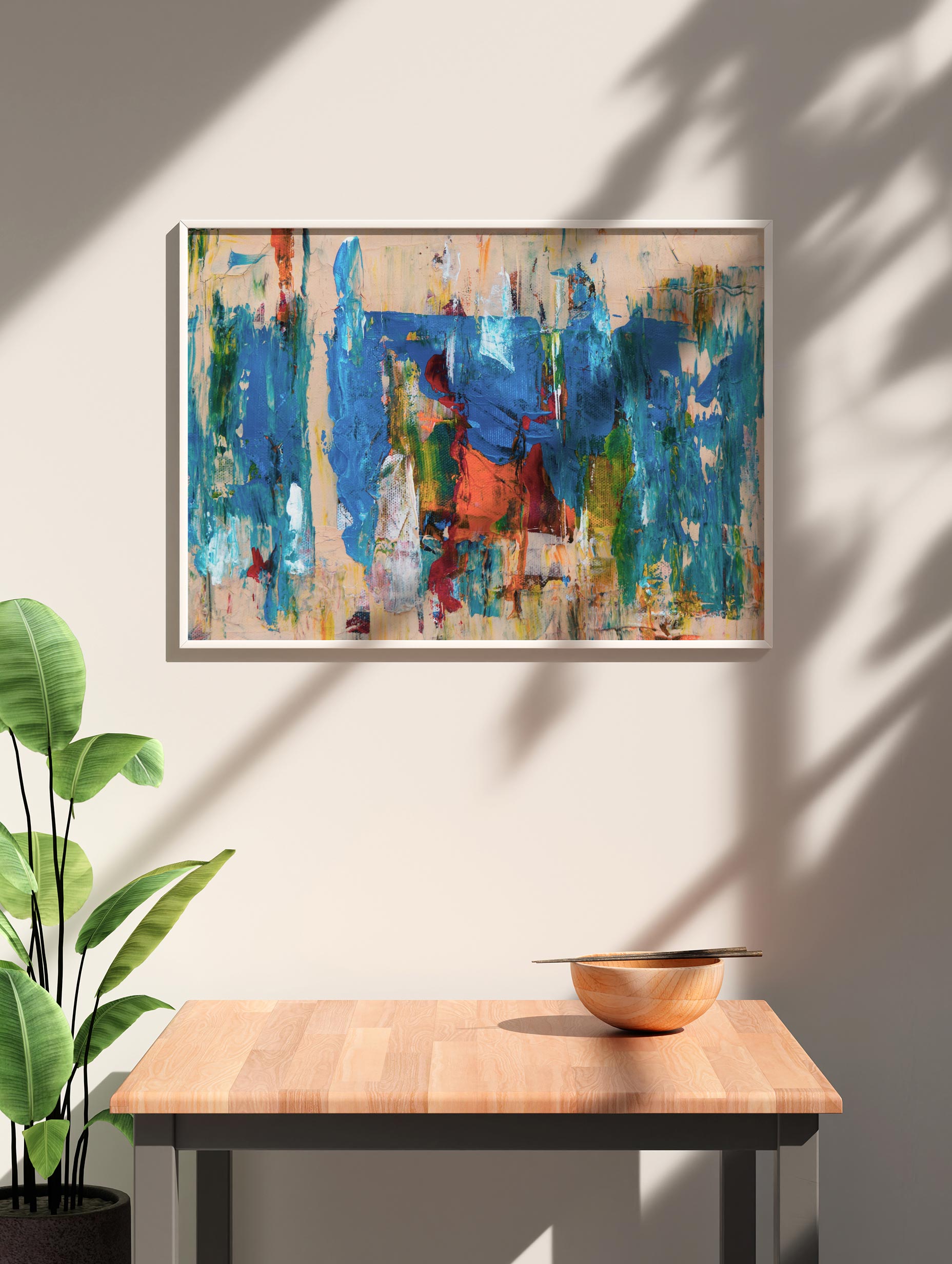 Volcanique Orange Véro Mazurek kunsttrykk
