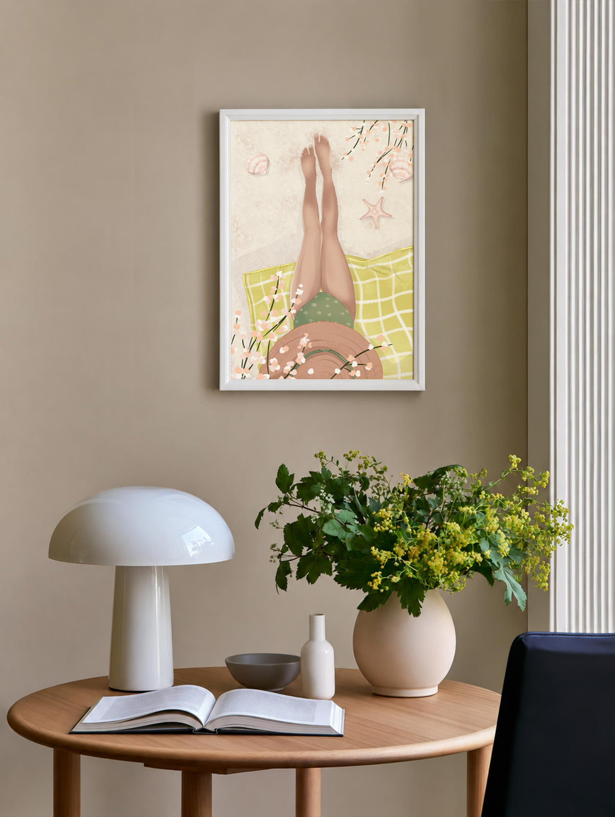Santorini-plakat Arkitekturplakat