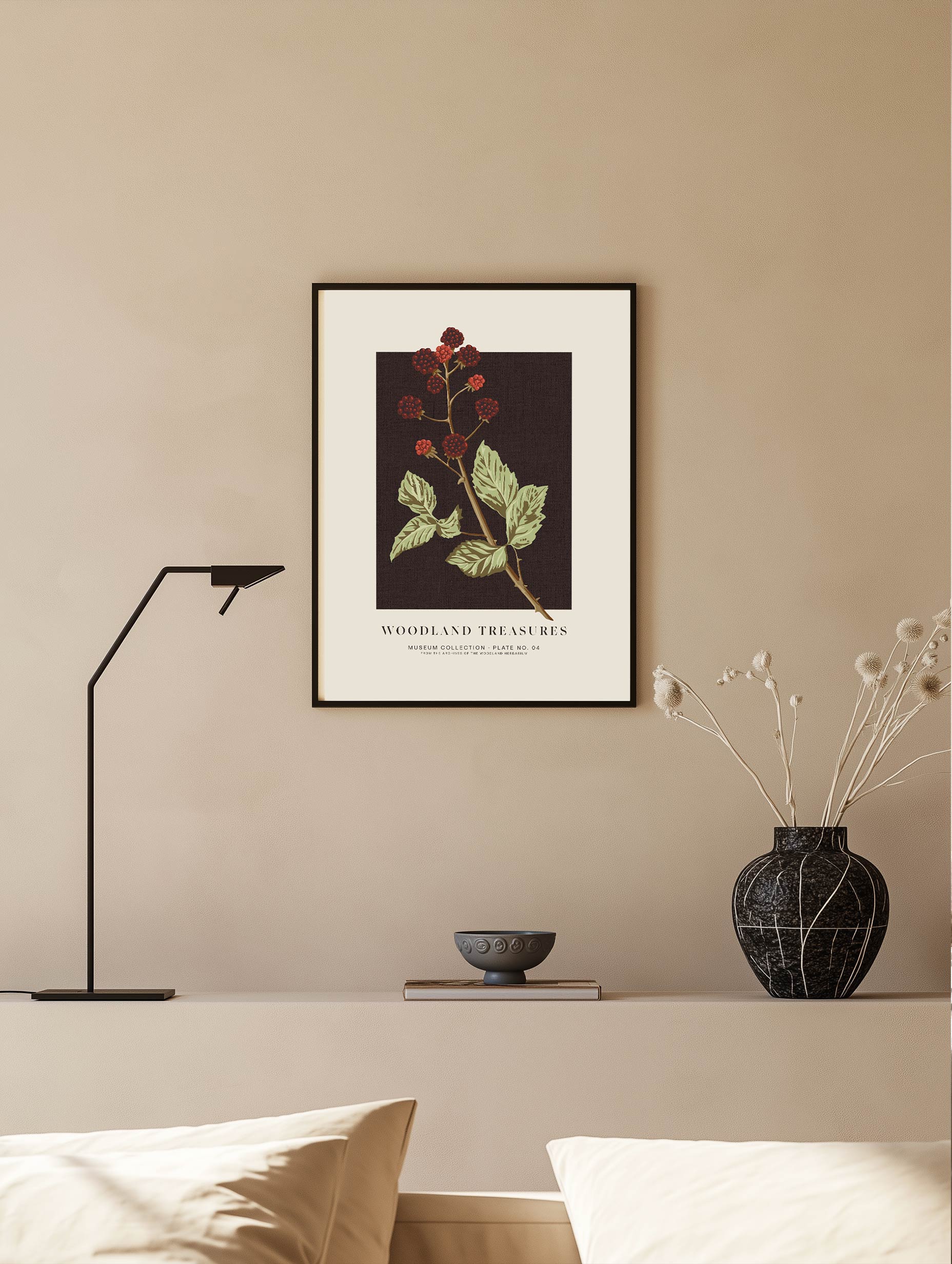 Santorini-plakat Arkitekturplakat