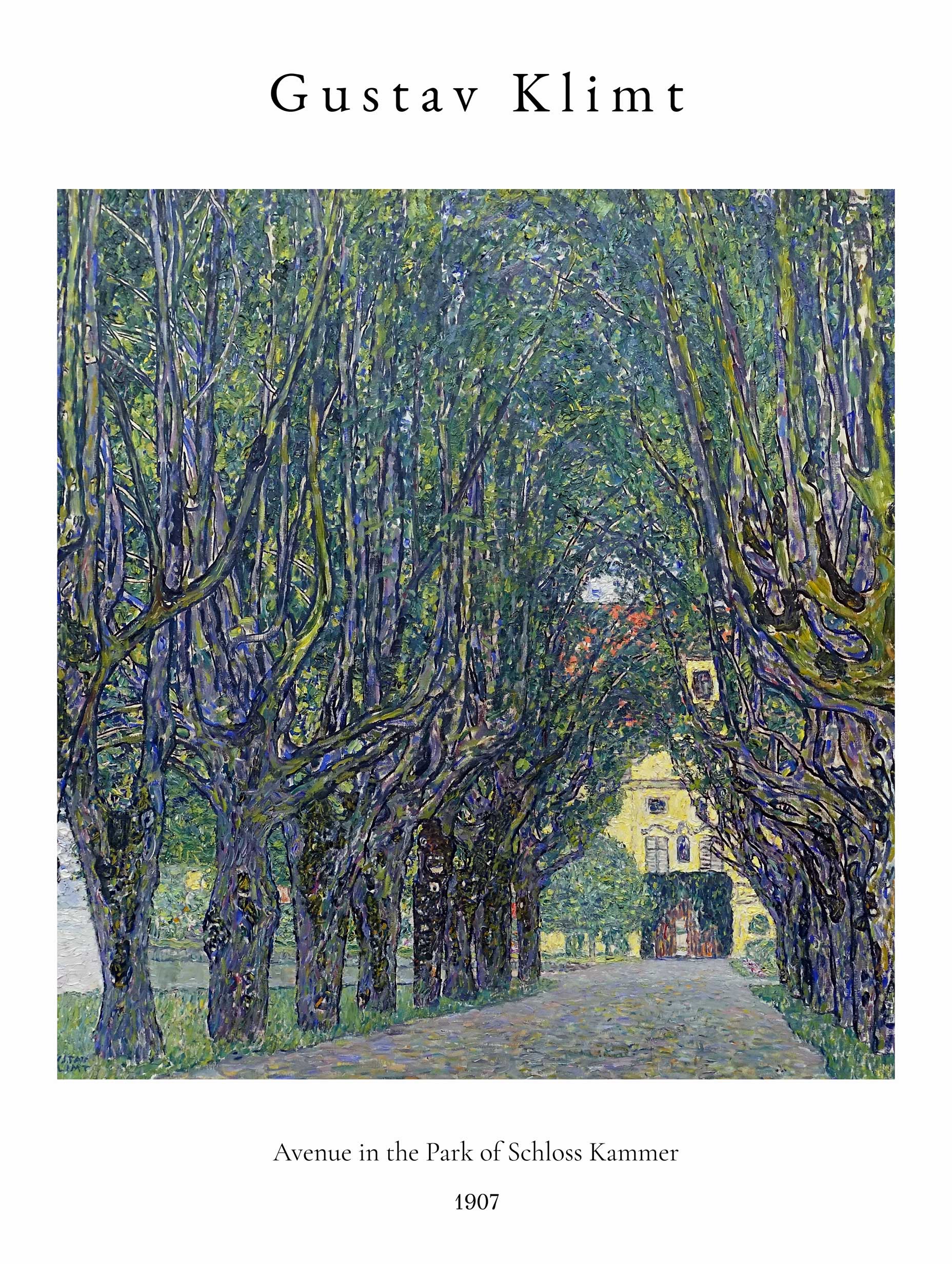 Avenue in the Park of Schloss Kammer - Gustav Klimt