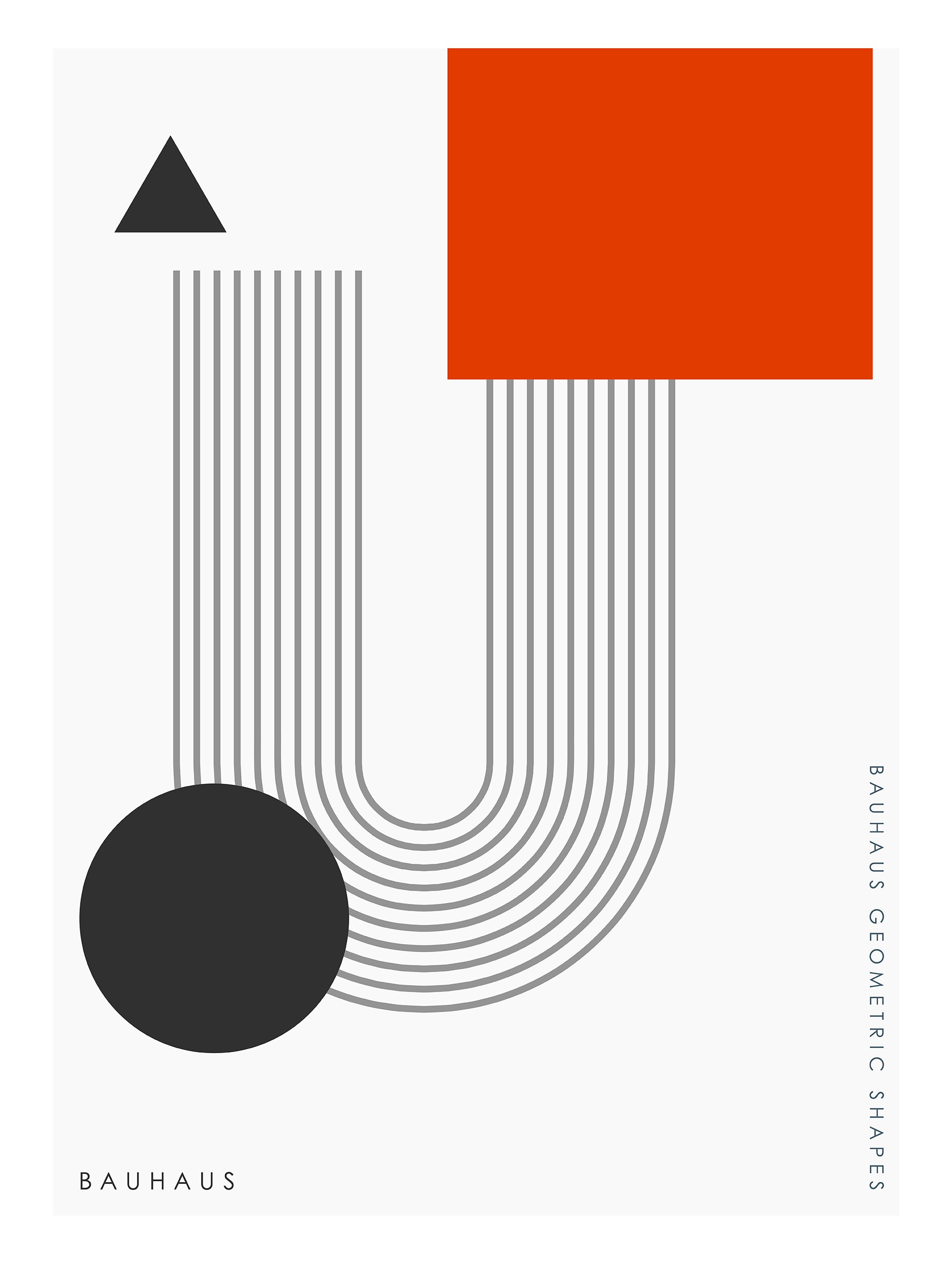 Santorini-plakat Arkitekturplakat