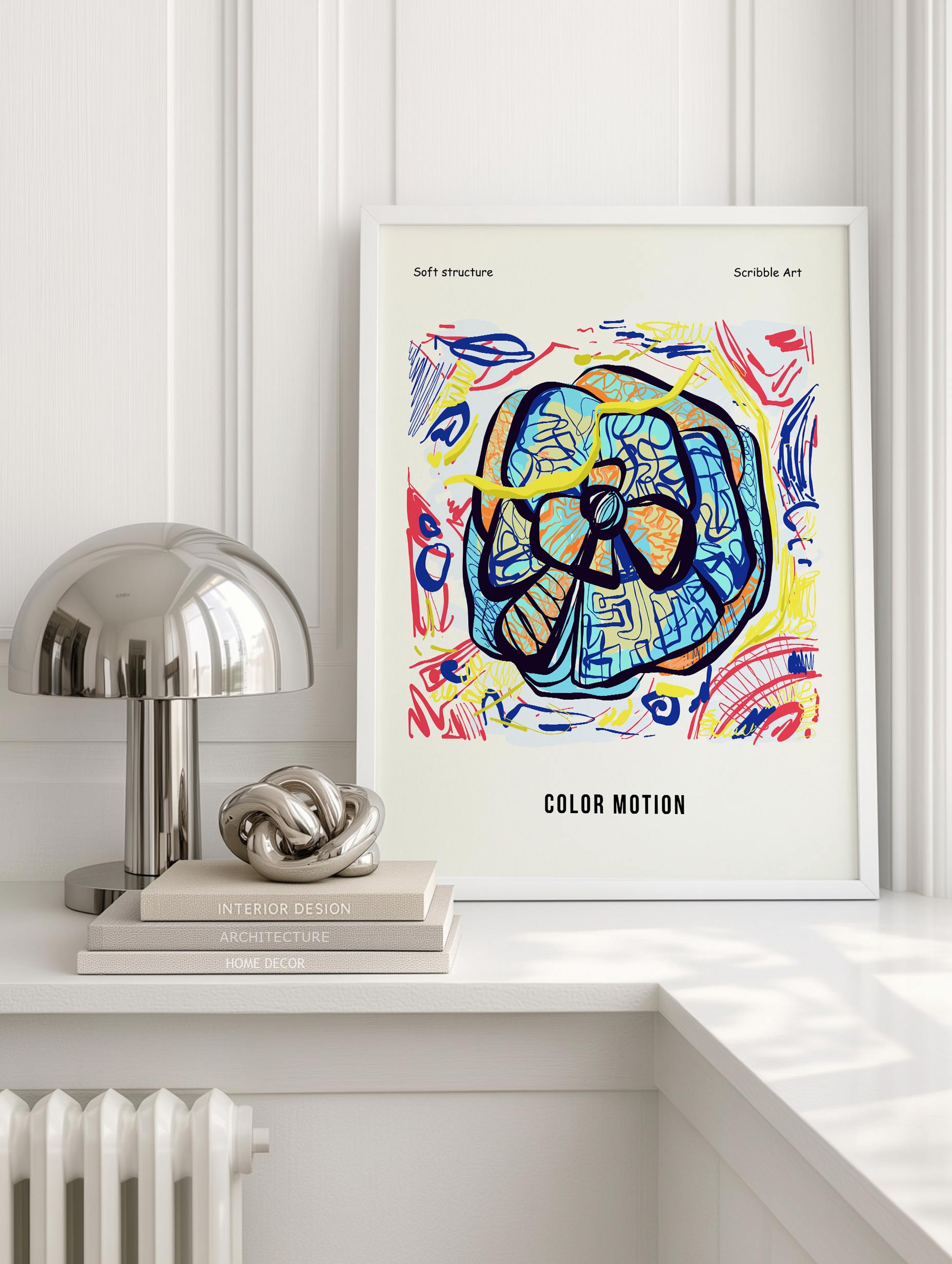 Santorini-plakat Arkitekturplakat