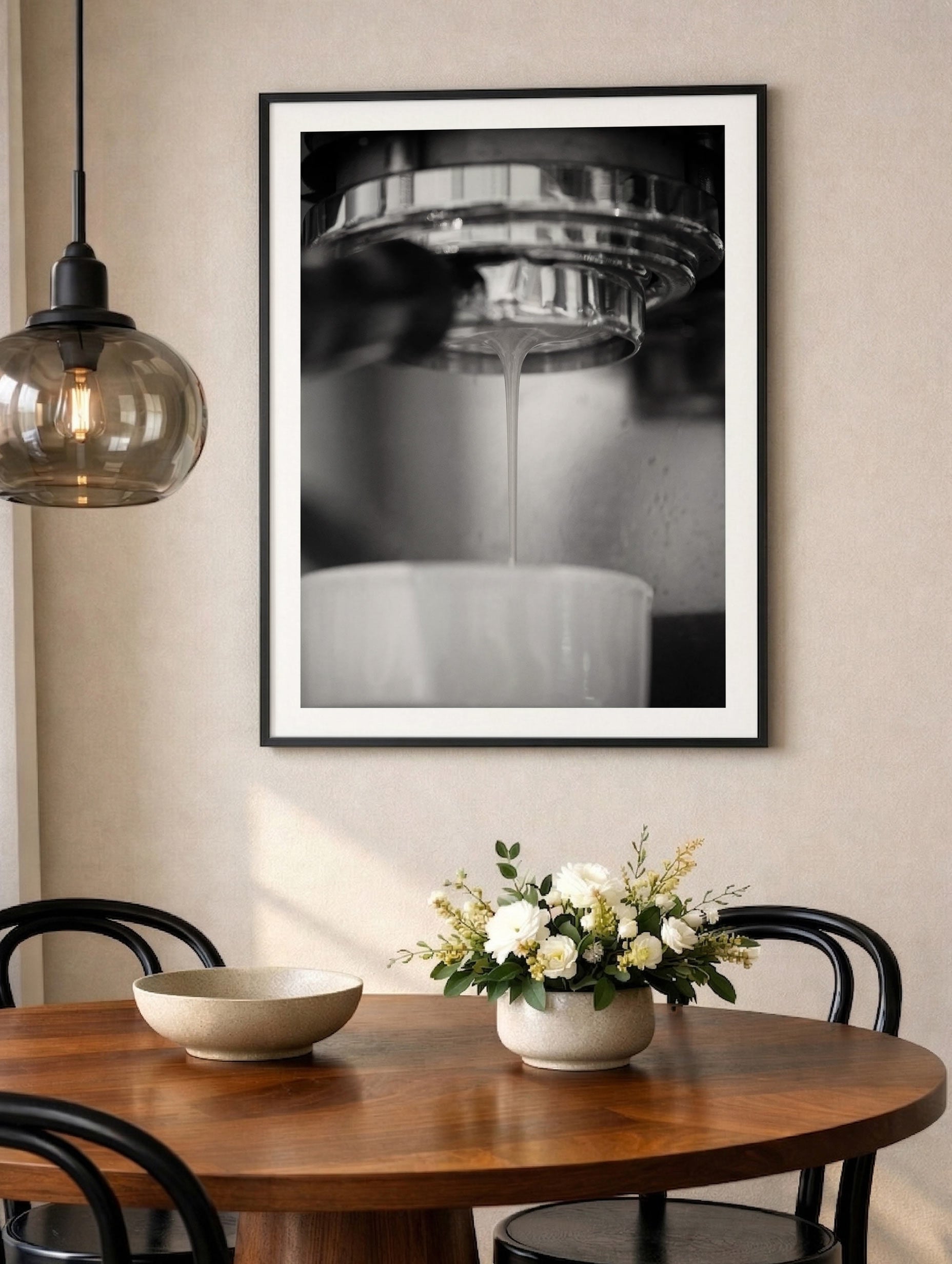 Santorini-plakat Arkitekturplakat