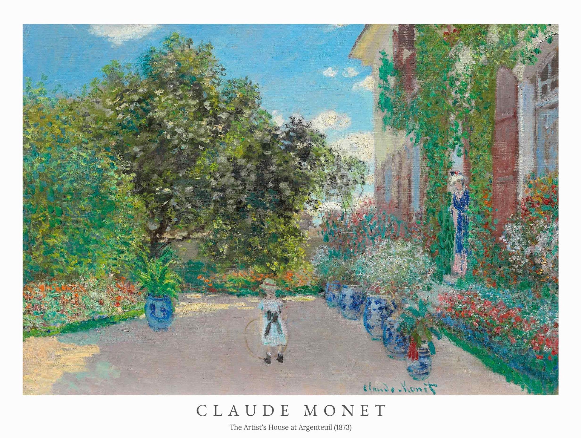 House at Argenteuil - Claude Monet