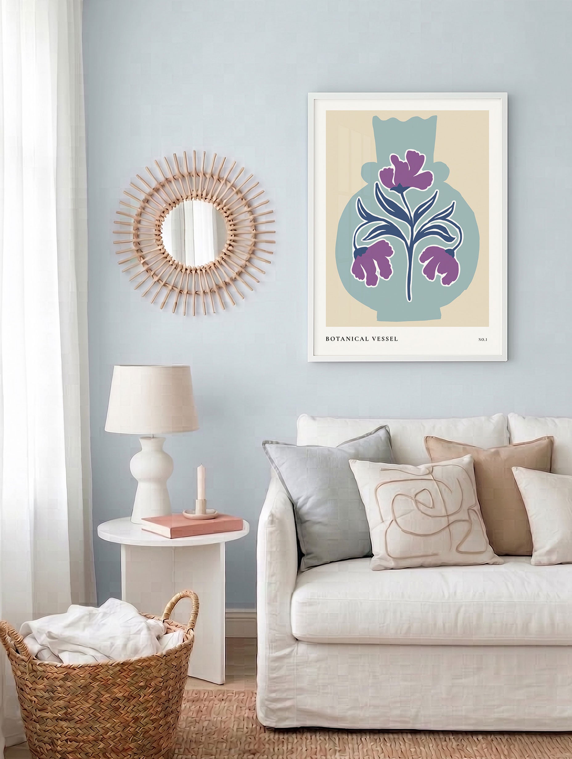 Santorini-plakat Arkitekturplakat