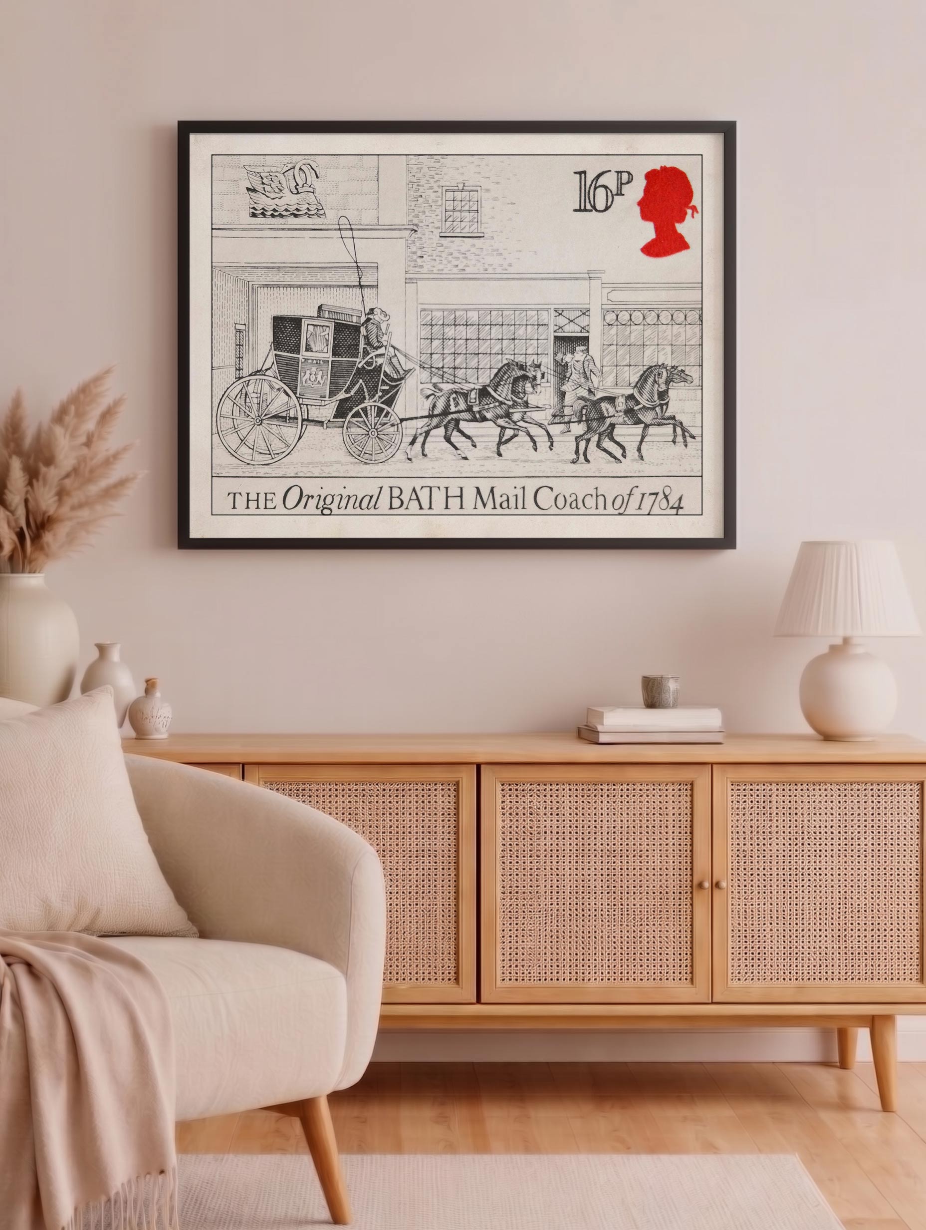 Bath postvognplakat