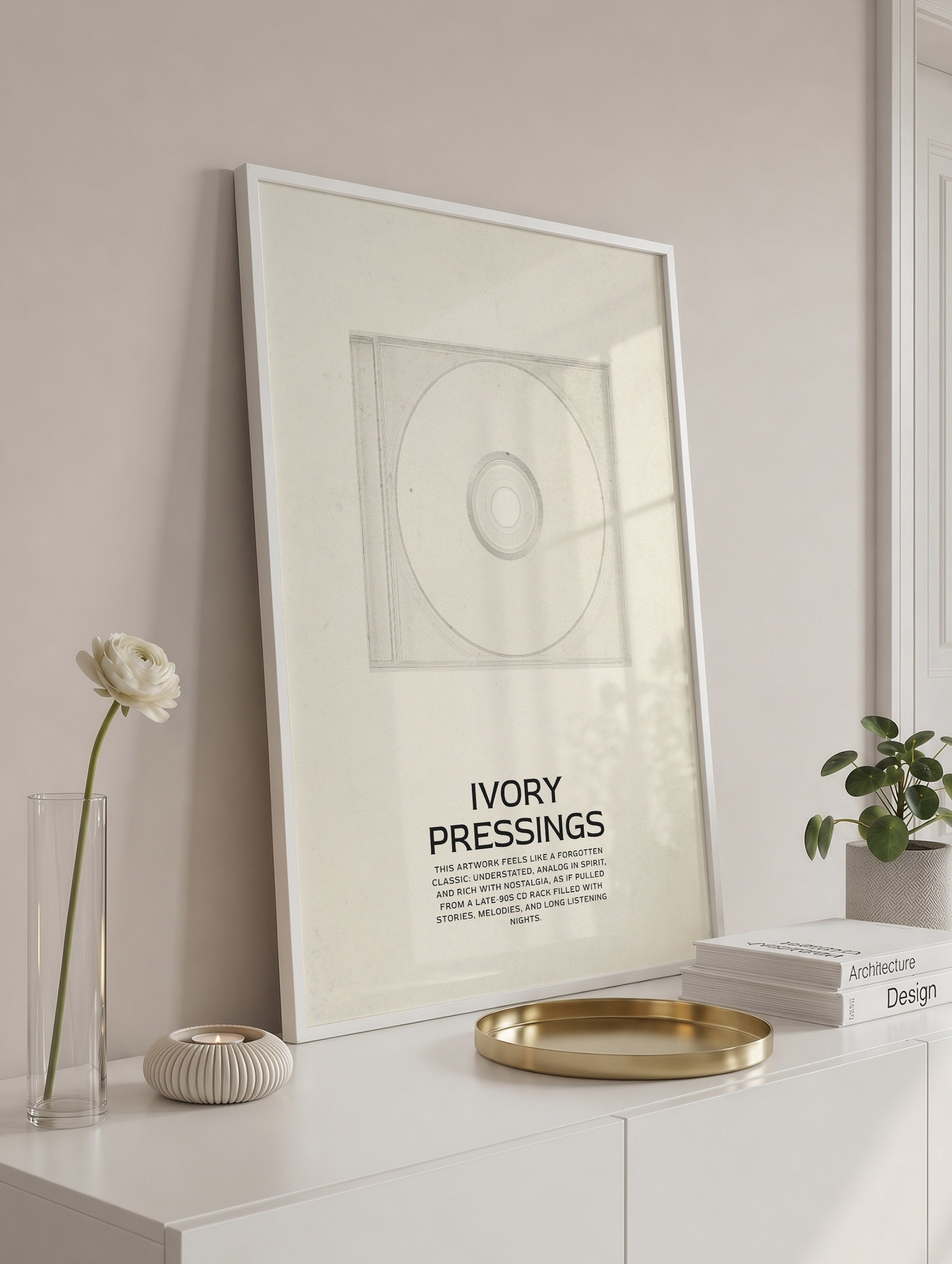 Elfenbenstrykkplakat