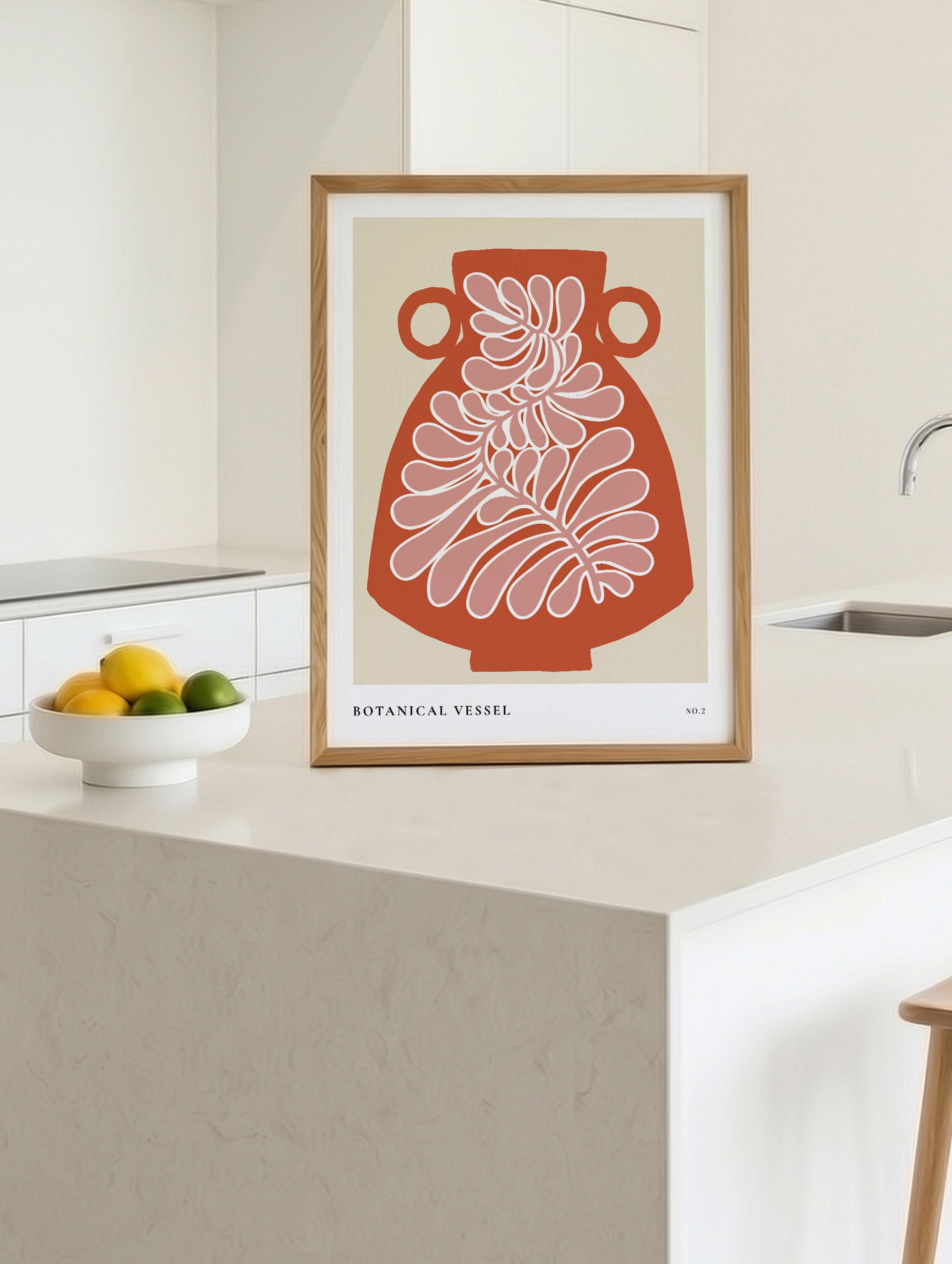 Santorini-plakat Arkitekturplakat