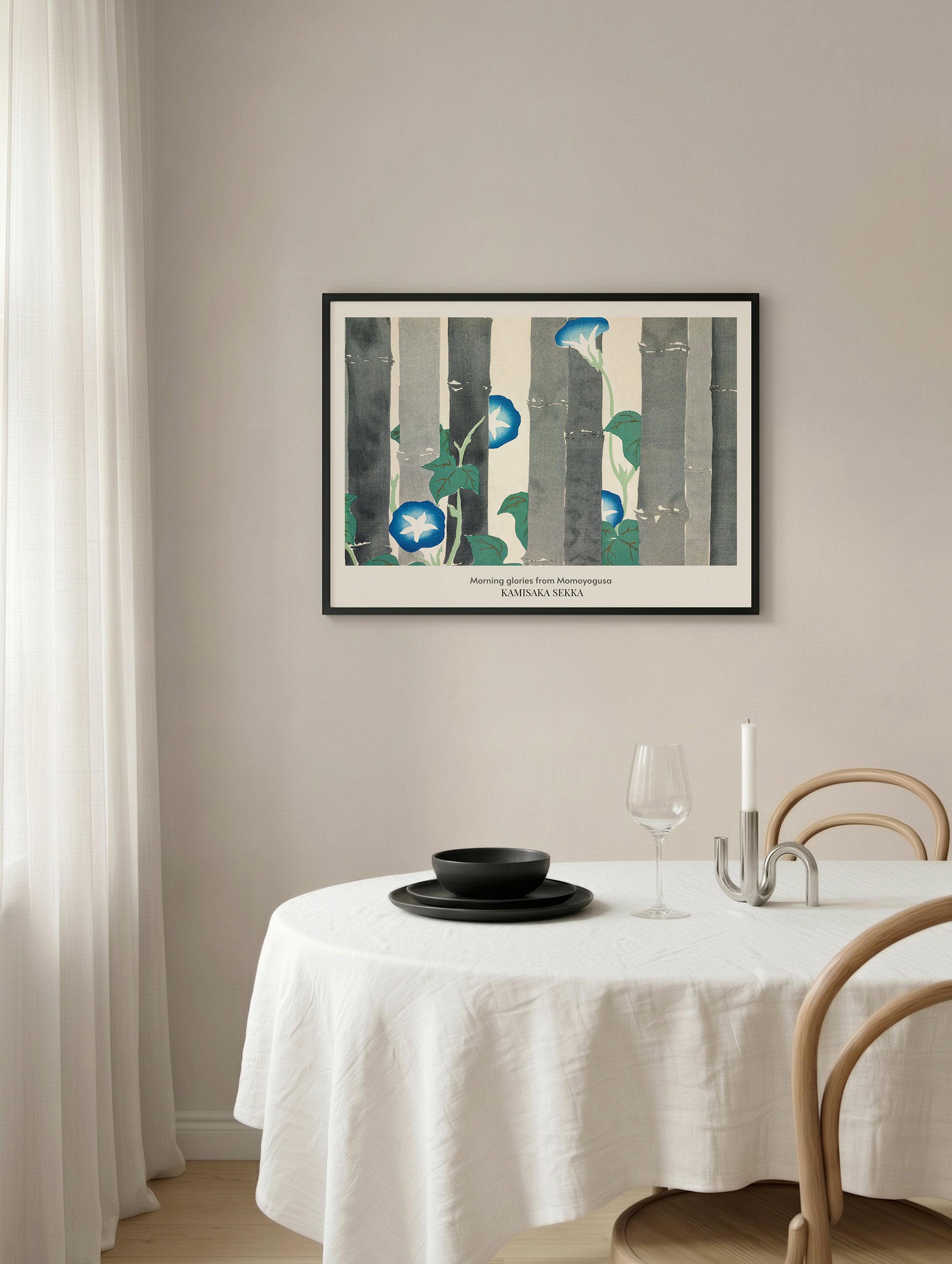 Morning Glories - Kamisaka Sekka Art Prints Mockup