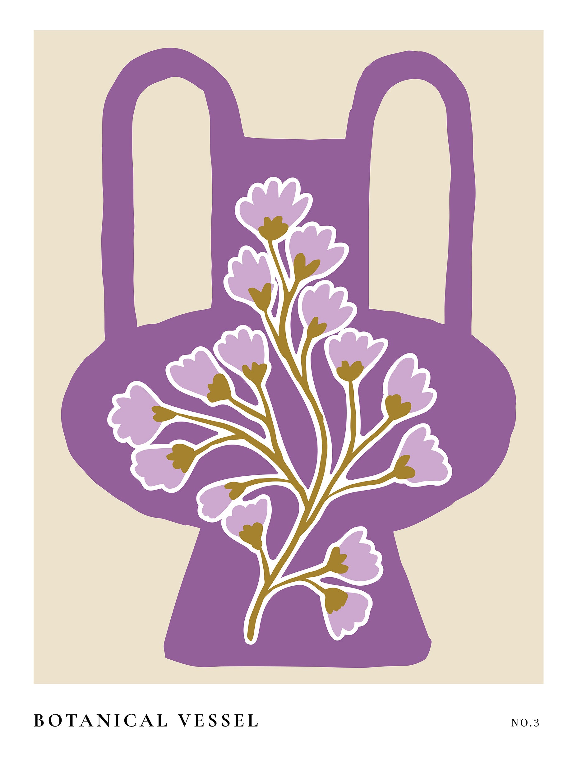Botanical Vessel No. 3 Poster