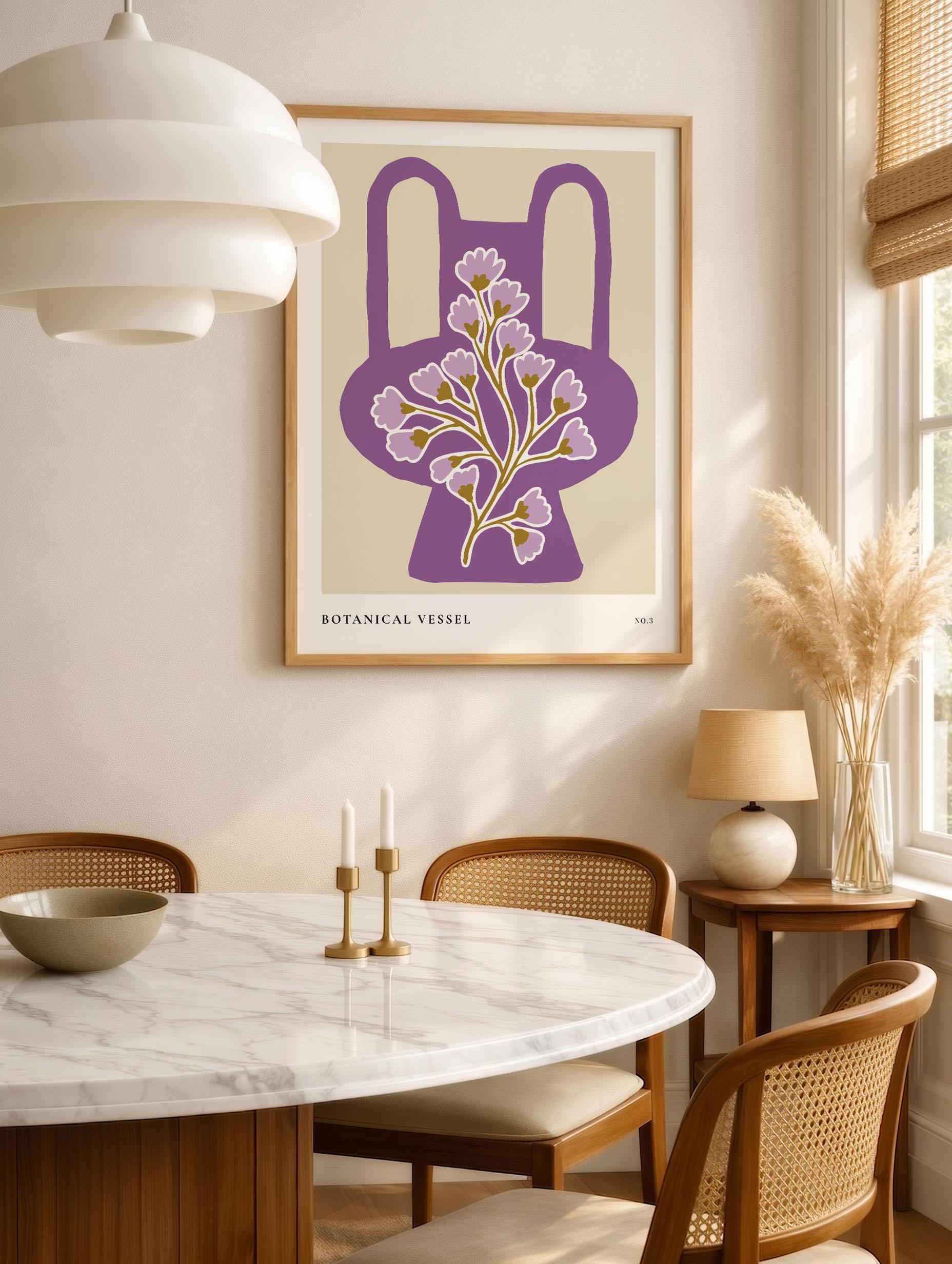 Santorini-plakat Arkitekturplakat