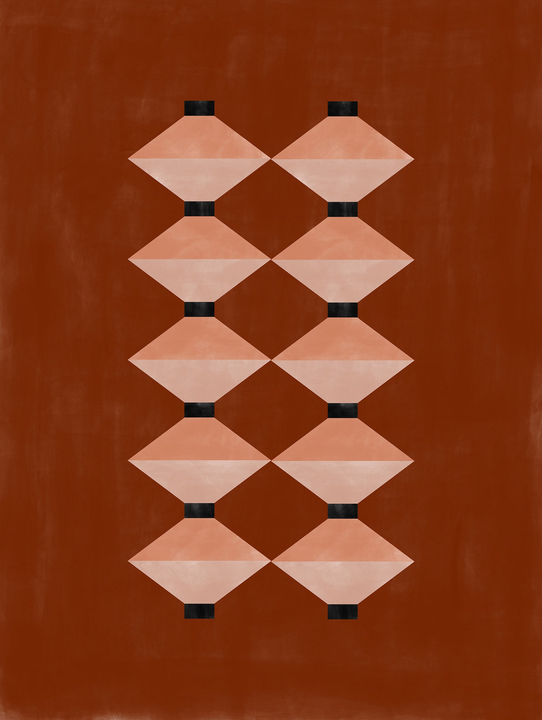 Elena Ristova - Sienna Shapes Poster