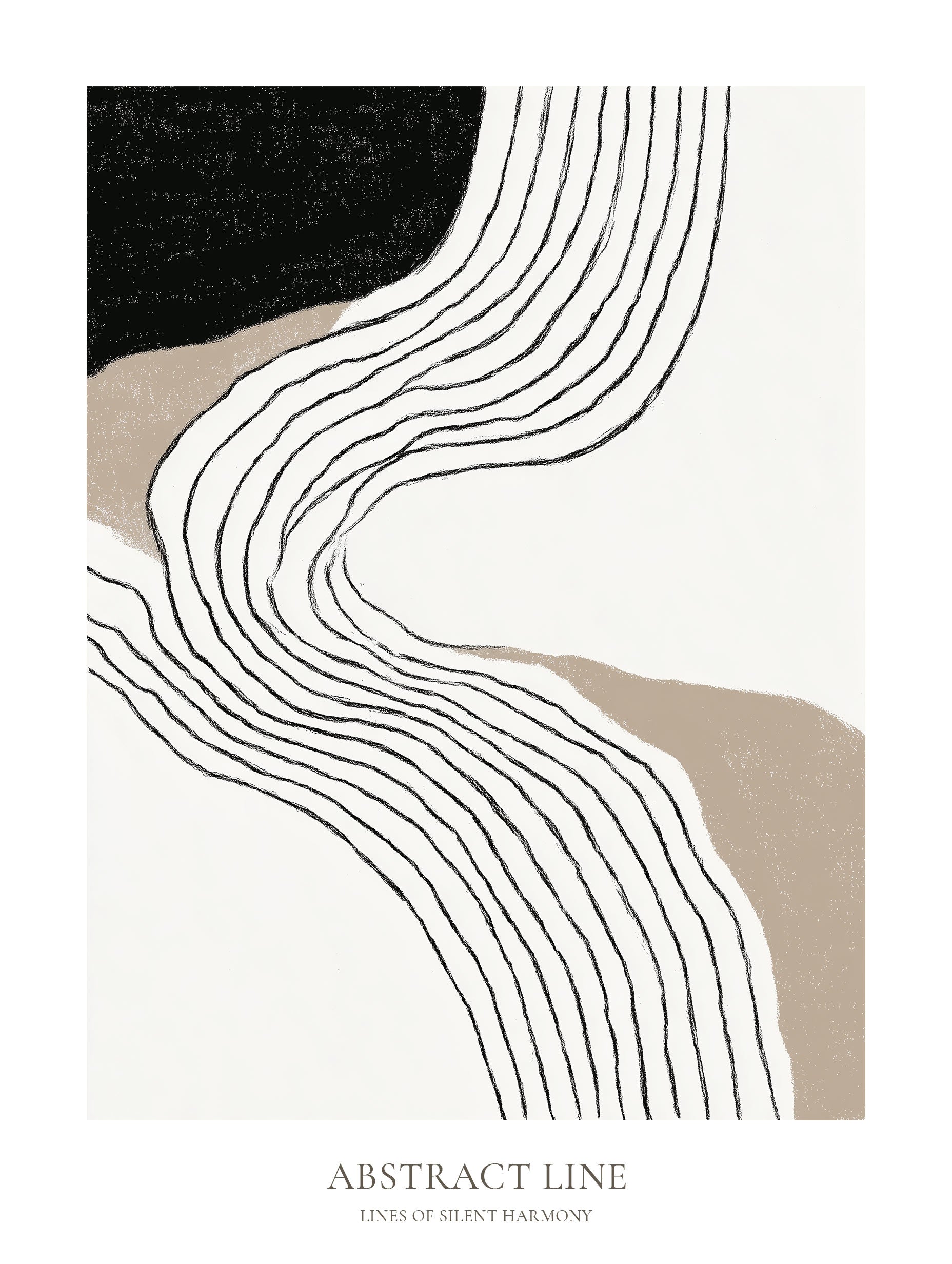 Abstract Line Art Print
