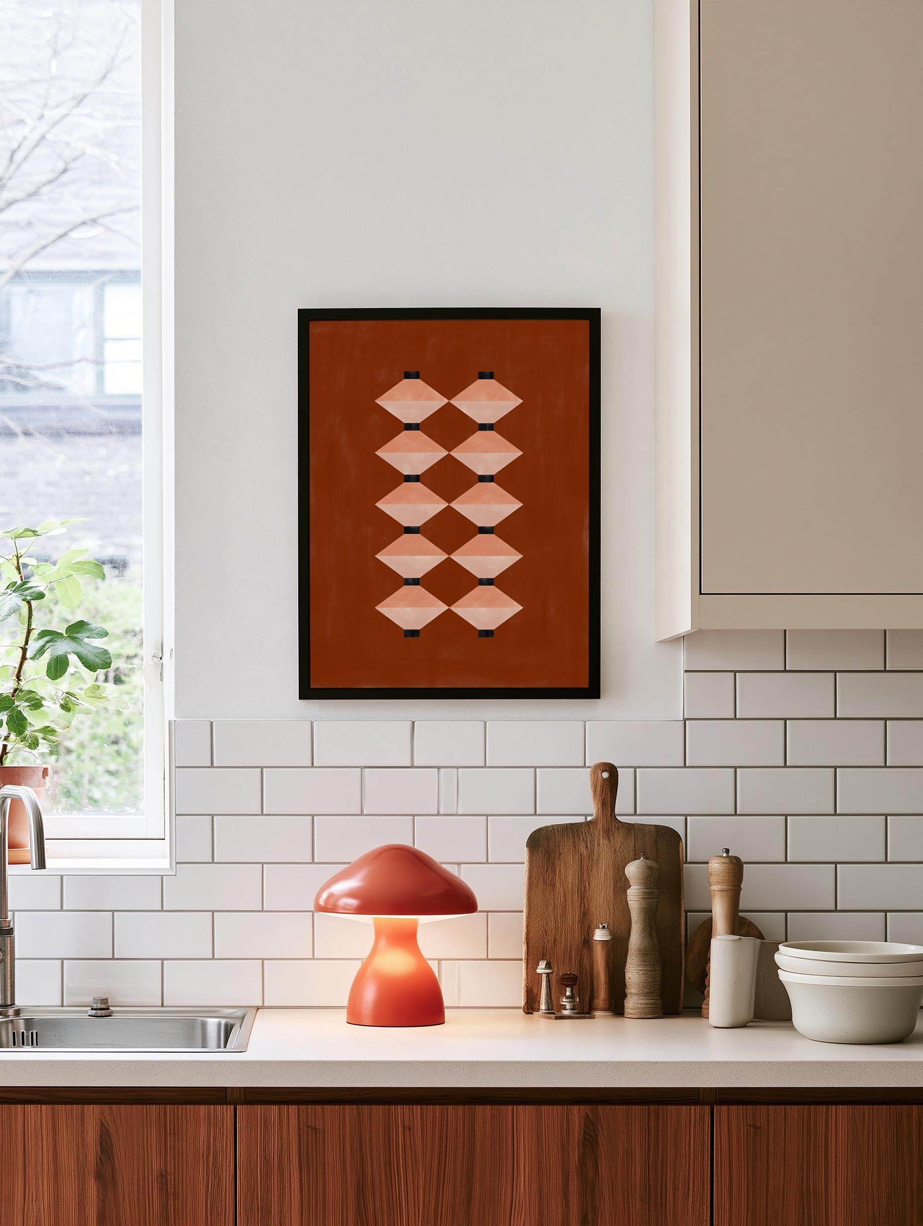 Elena Ristova - Sienna Shapes Poster