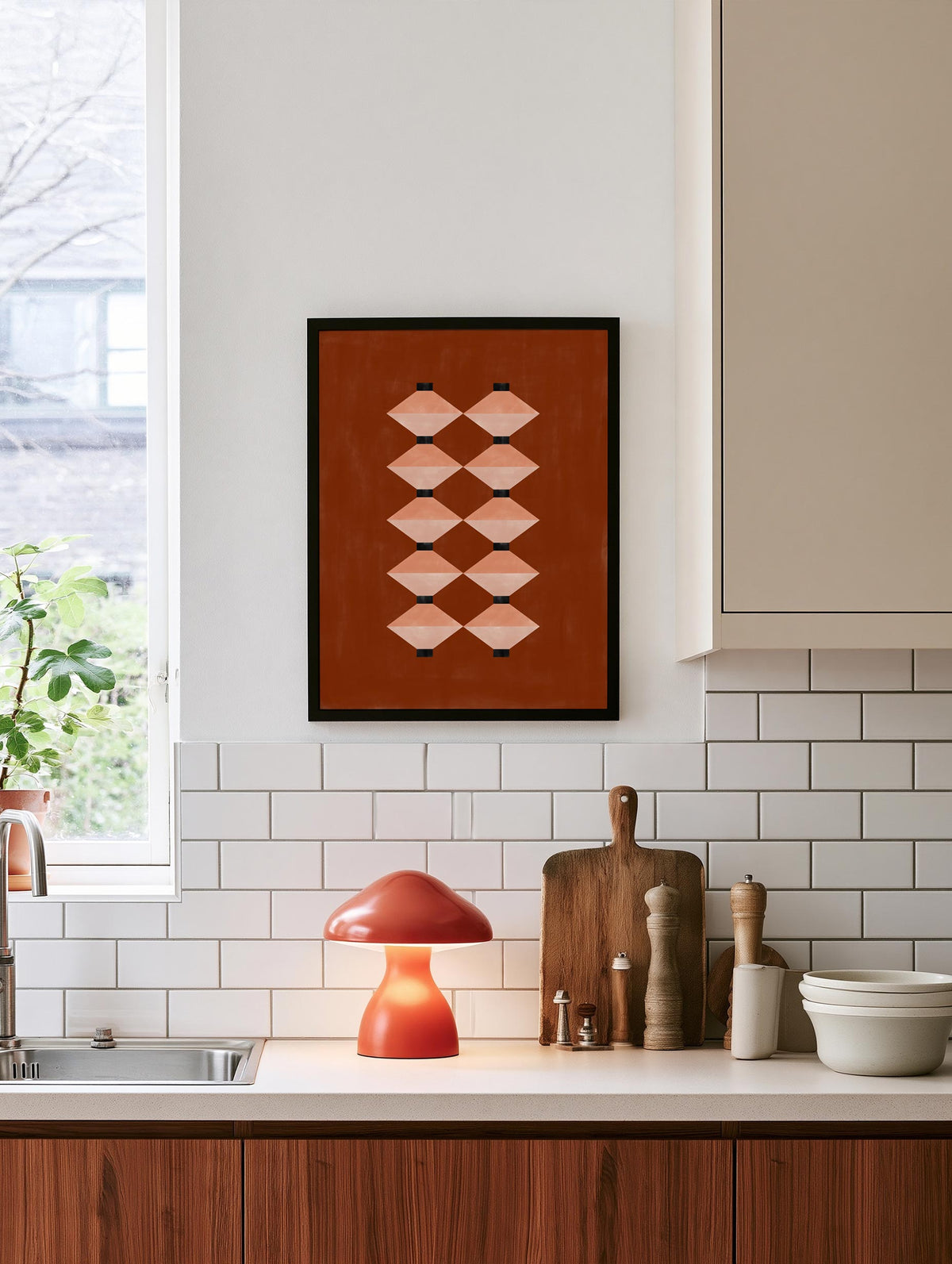 Elena Ristova - Sienna Shapes Poster