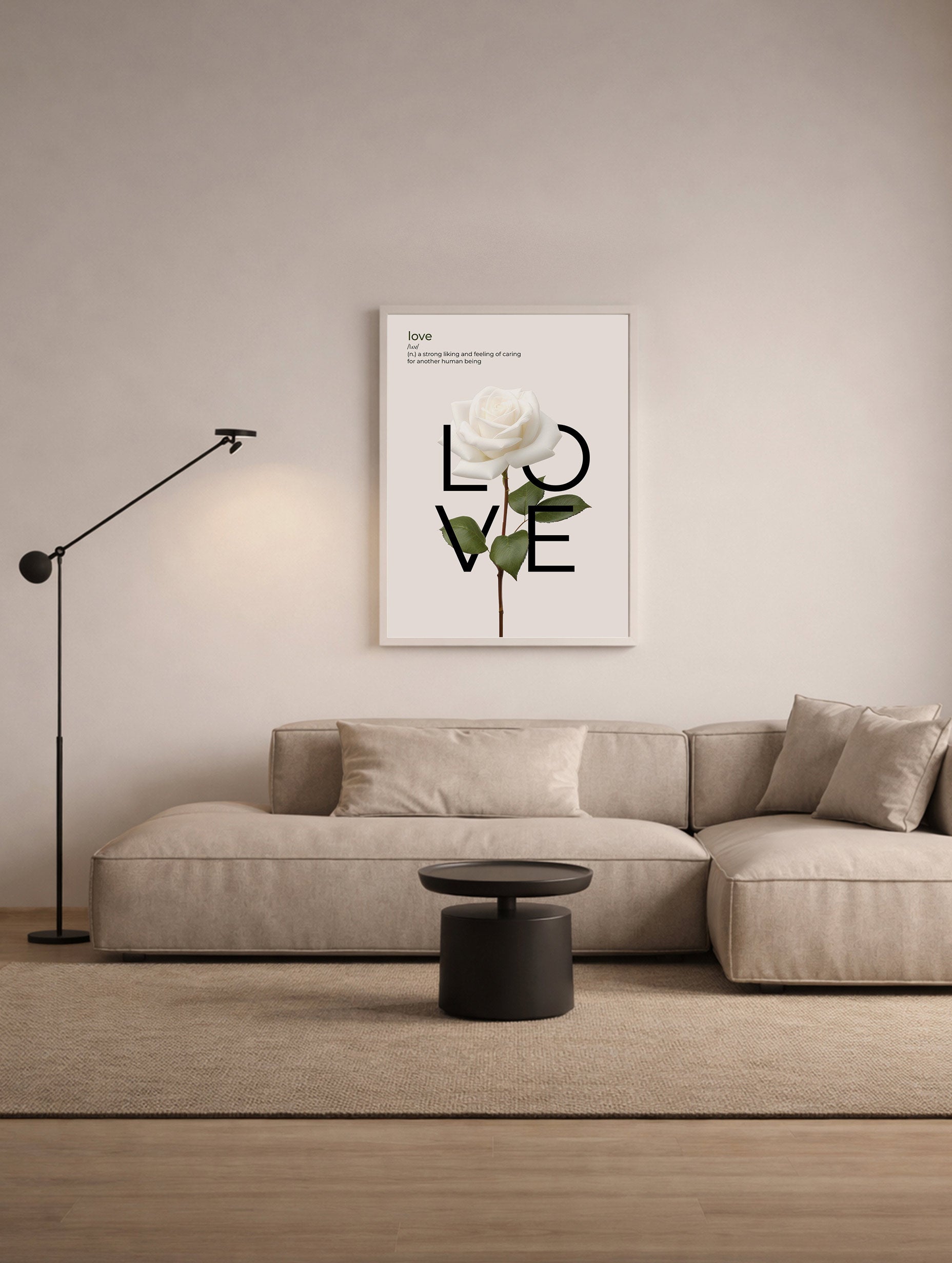 Love Flower Poster