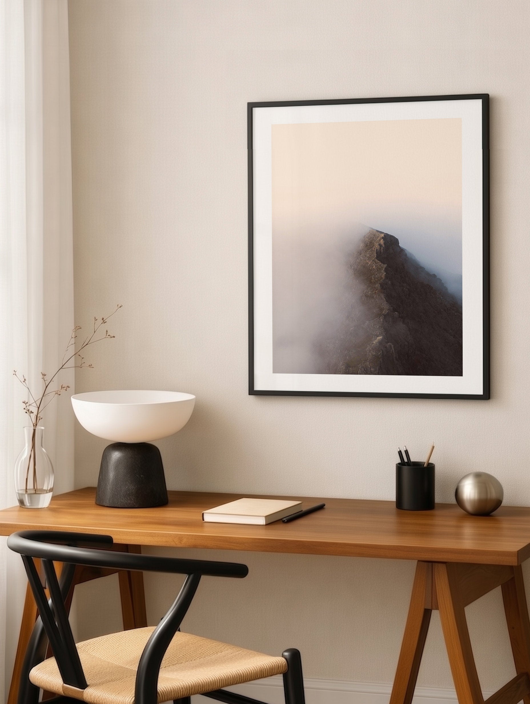 Plakat: Cloudy Knife Edge Ridge