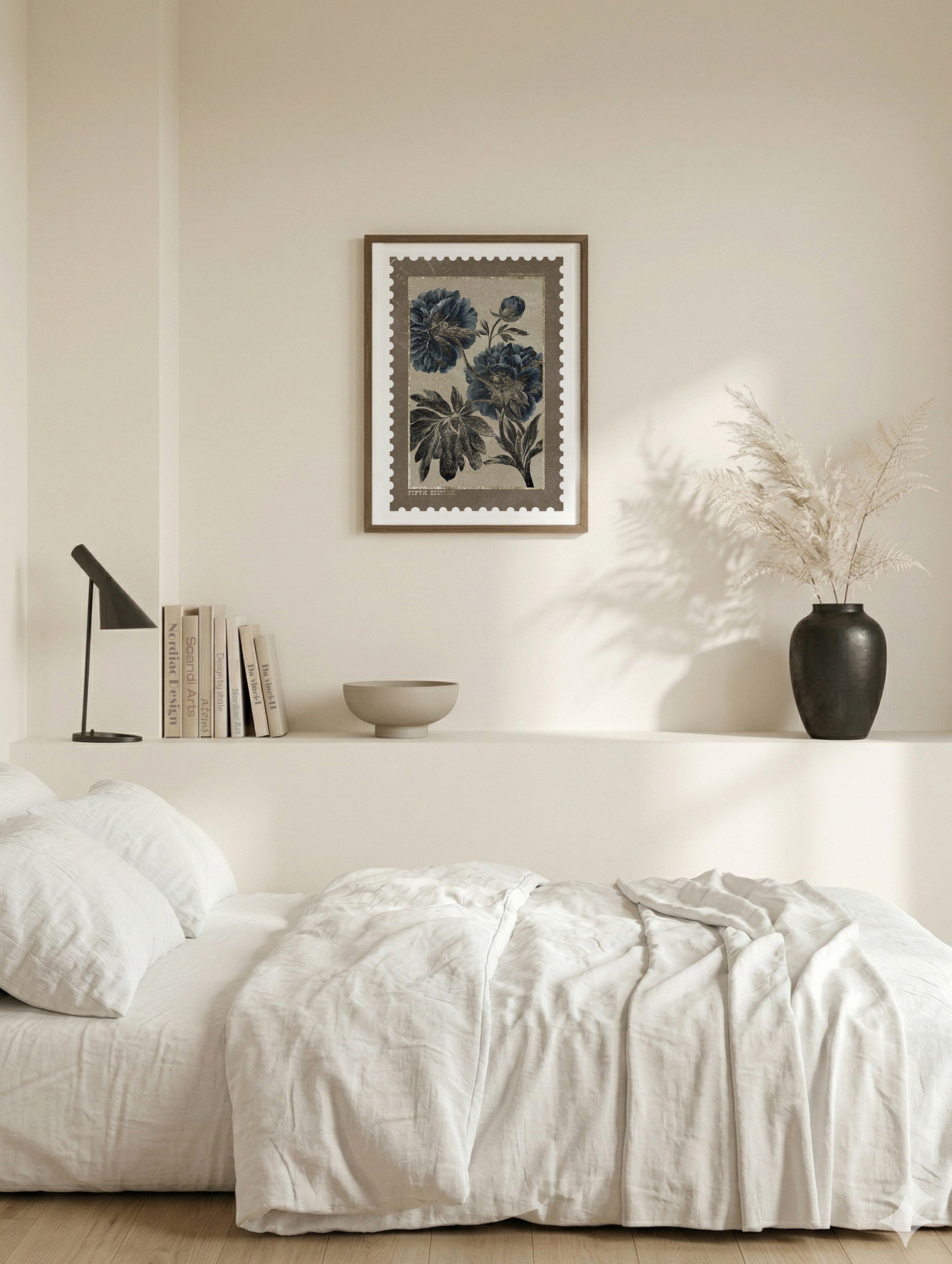 Ephemera Flower - Postage Stamp Poster Mockup