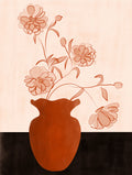 Elena Ristova - Minimalist Floral Vase Poster