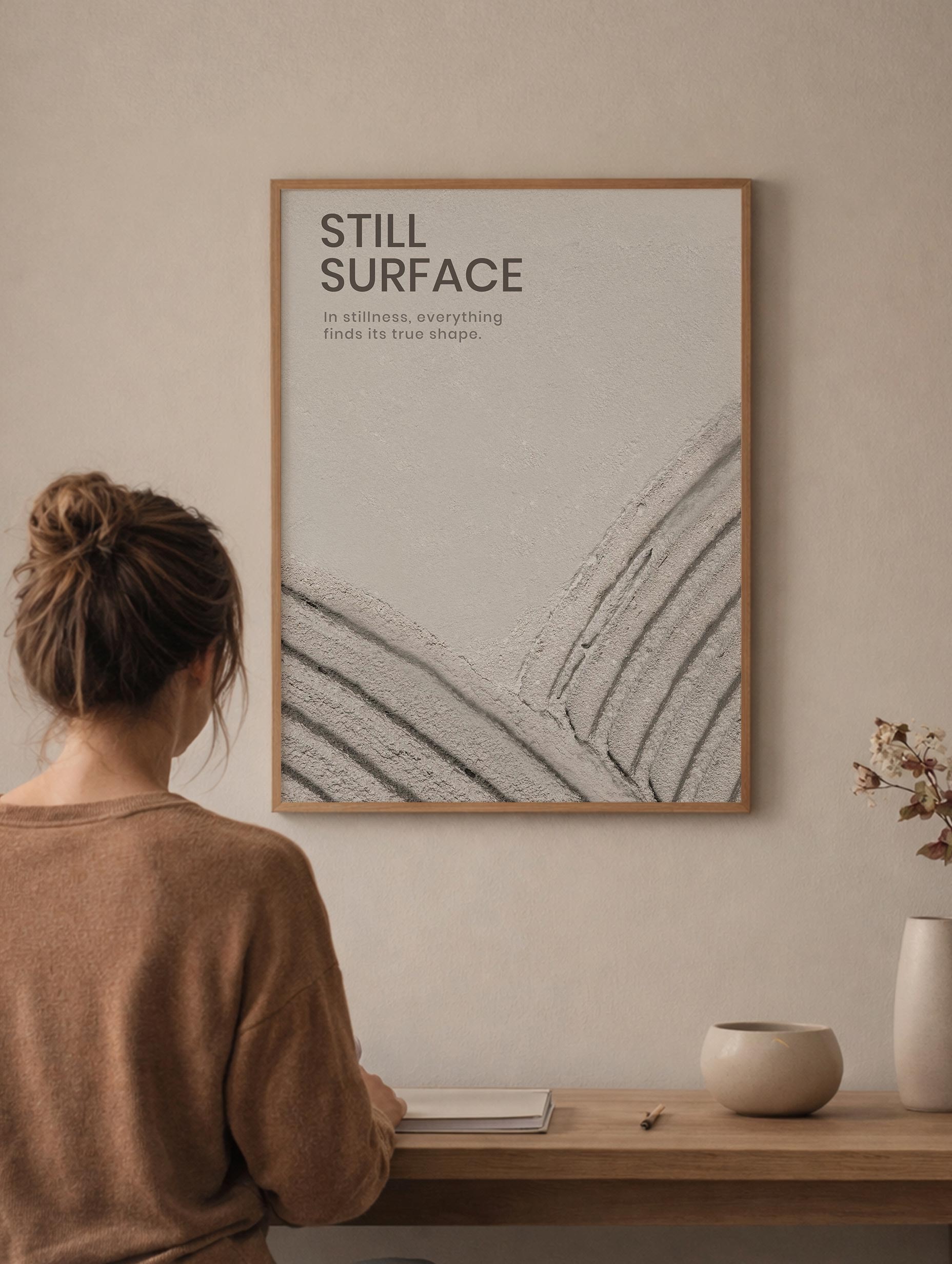 Stille Overflate Plakat