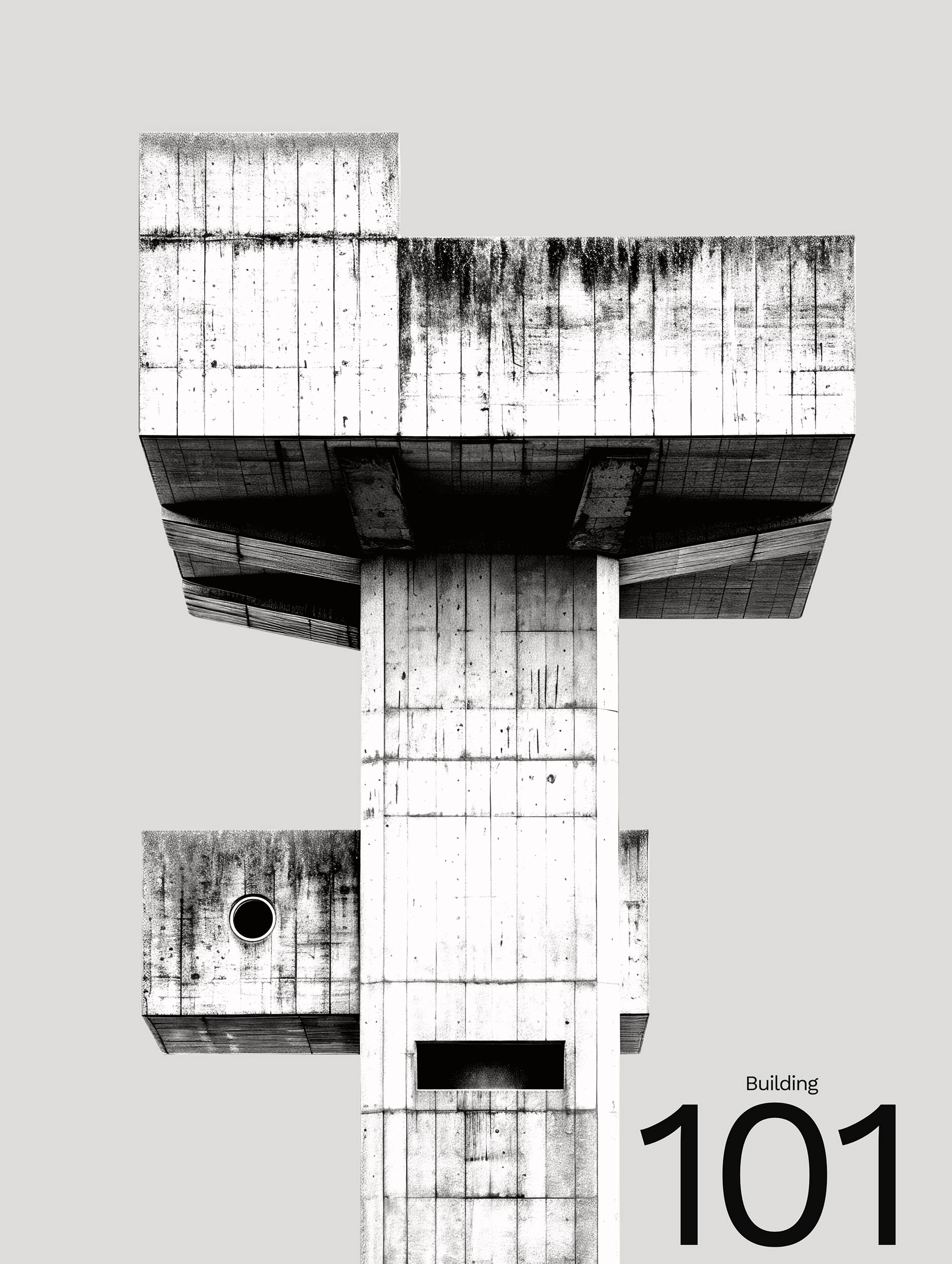 Building 101 Architecture Photography Poster