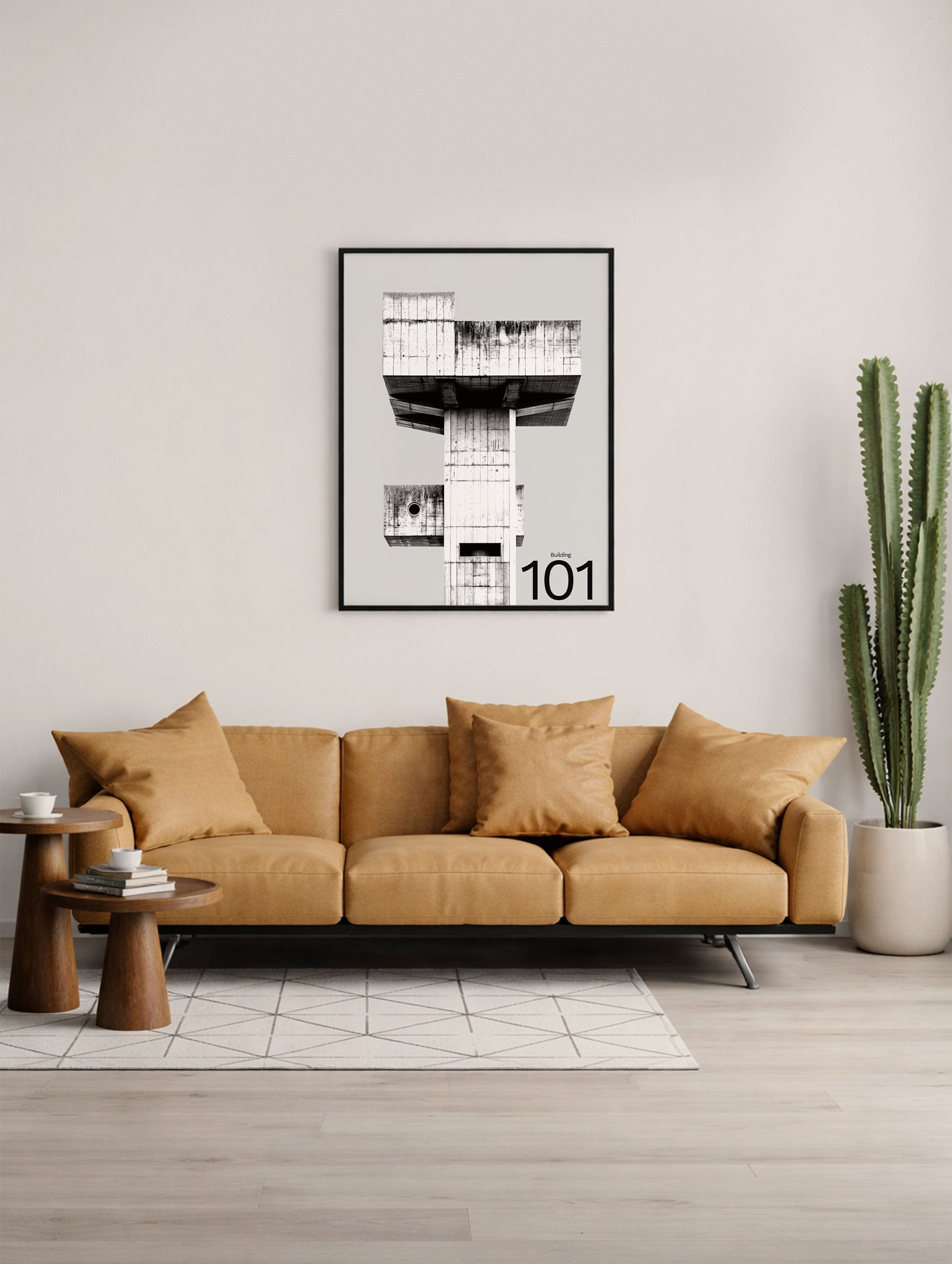 Building 101 Architecture Photography Poster Mockup