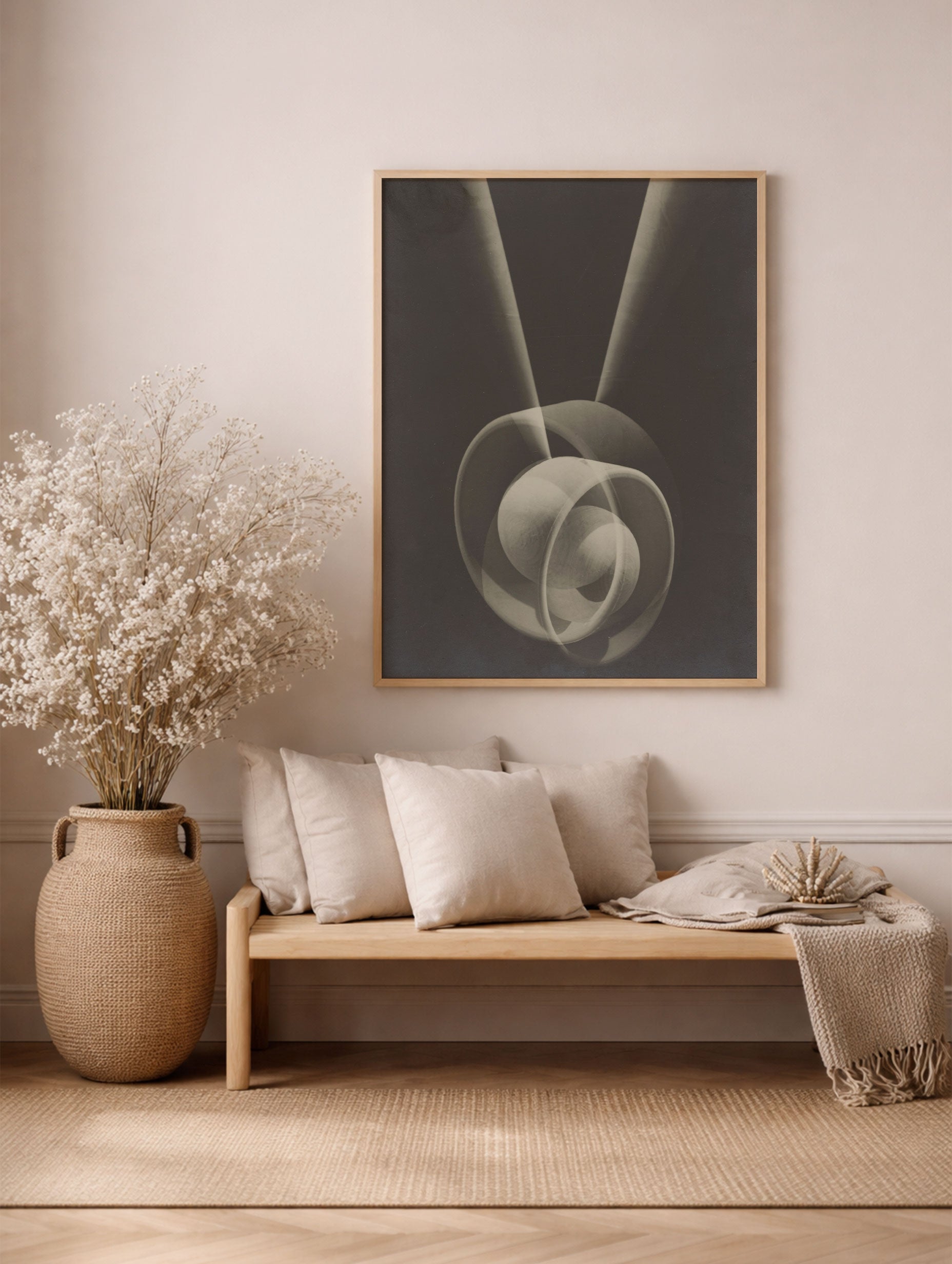 Abstract Shapes Hannes Maria Flach Art Print Mockup