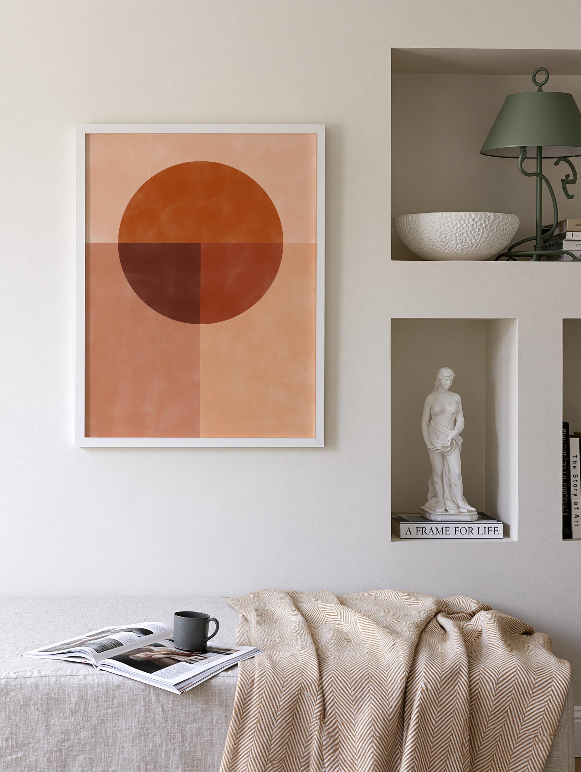 Elena Ristova - Earth Tones Balance Poster