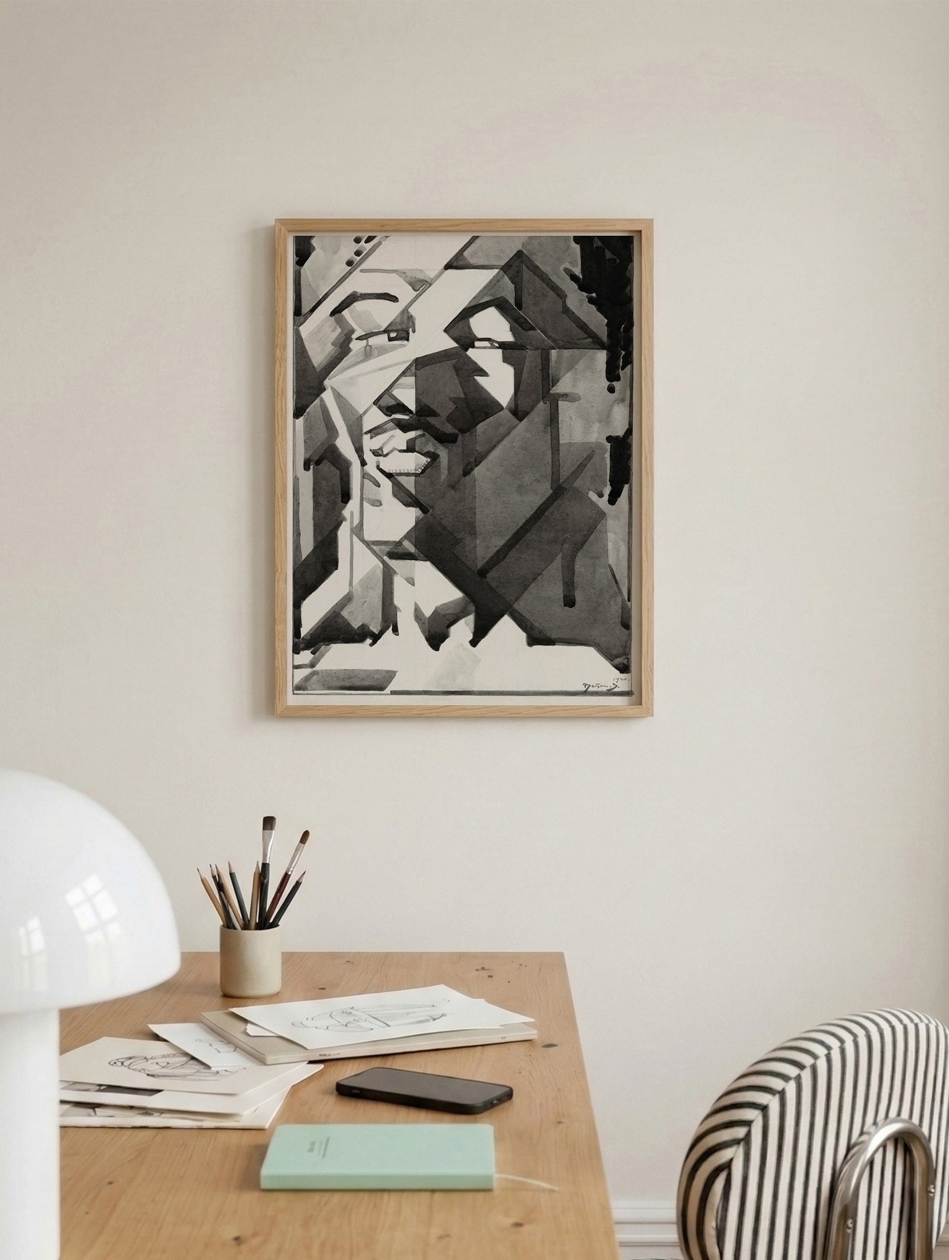 Self Portrait 1920 - Reijer Stolk Mockup