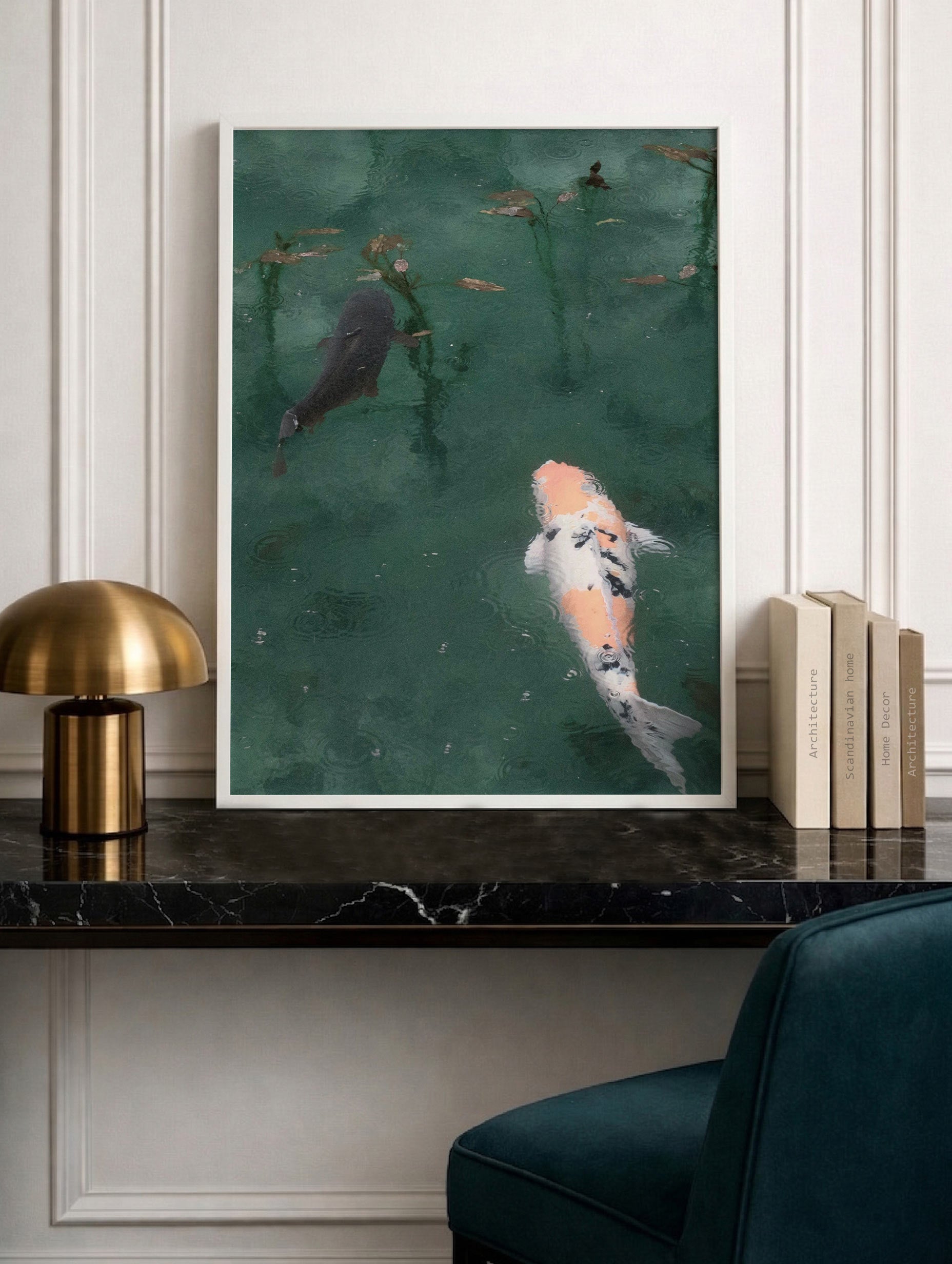 Koi fisk-plakat