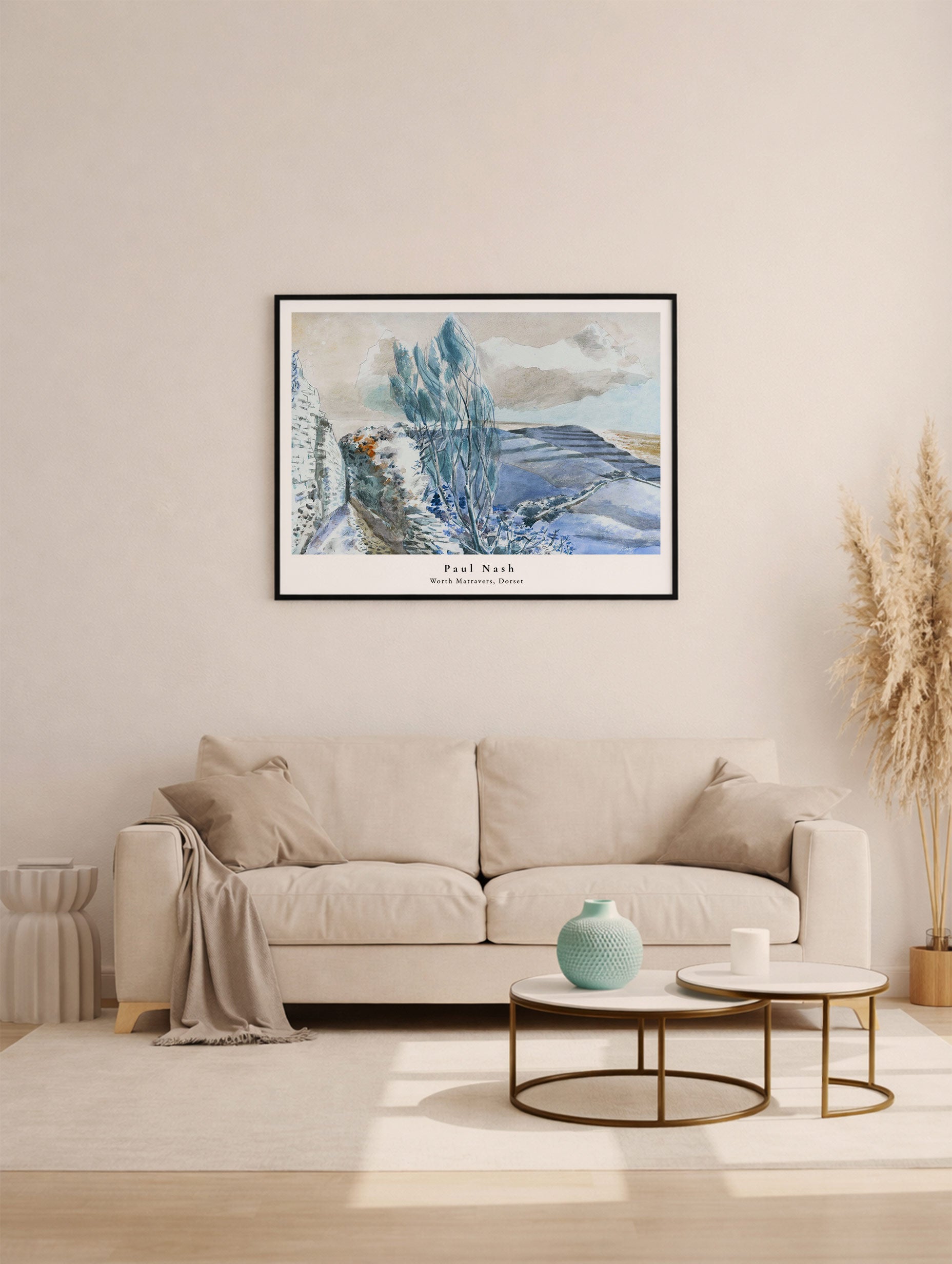 Worth Matravers, Dorset - Paul Nash Art Print Mockups
