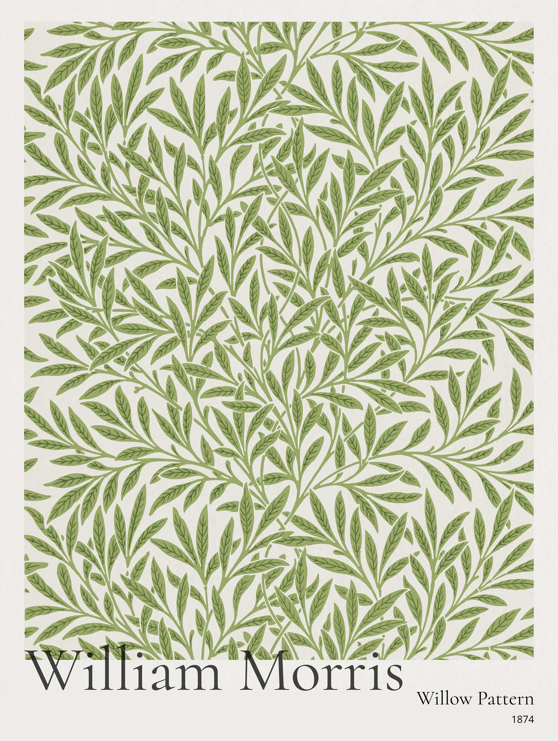 Willow Pattern William Morris Art Print